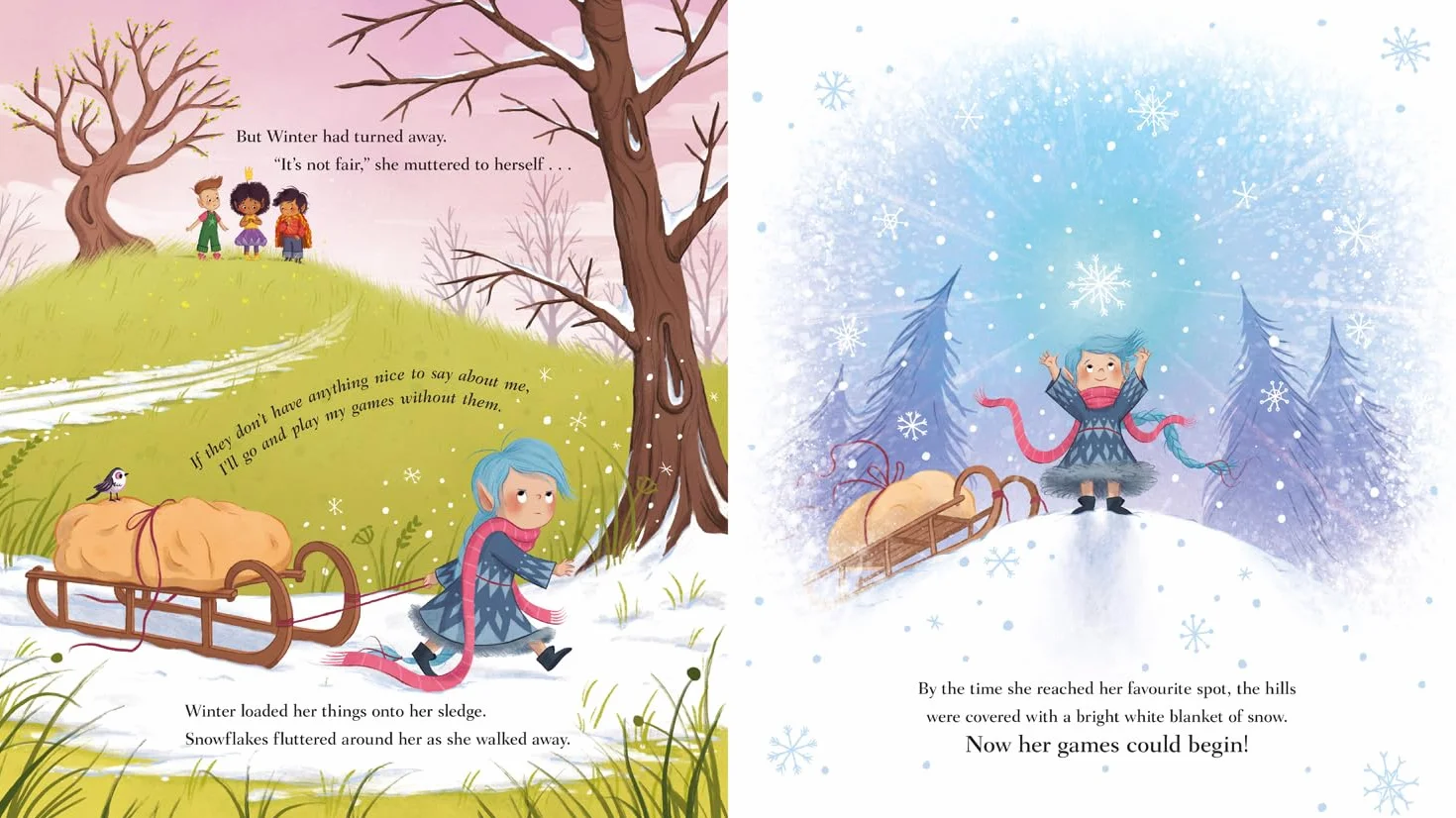 Hello Winter: The Fourth Magical Illustrated Children’s Picture Book About Friendship, Feelings & Seasons
