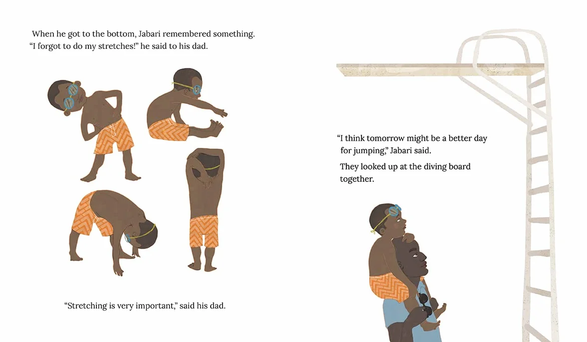 Jabari Jumps: Motivational Story of Courage, Overcoming Fear, Building Confidence for Kids Ages 4-8