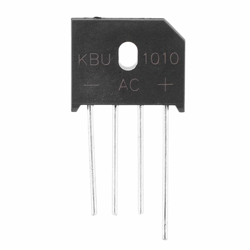 Mostek Prostowniczy Kbu1010 Dioda Ołowiana 1000V 10A Mostek Diodowy Do Obwodów Elektronicznych/Sprzętu Agd (1 Sztuka)
