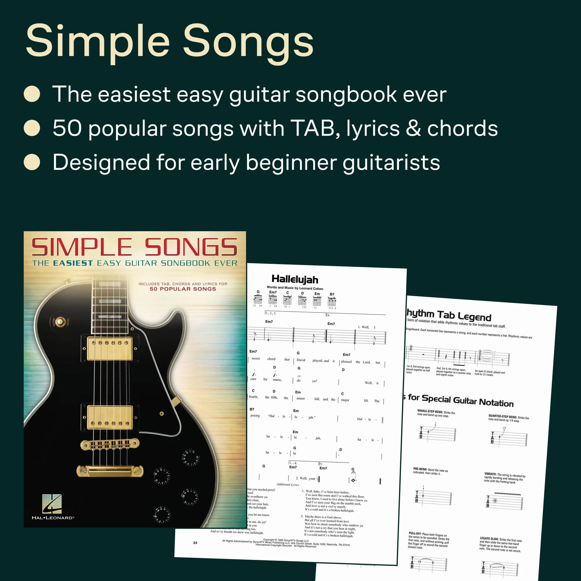 Simple songs : the easiest easy guitar songbook ever