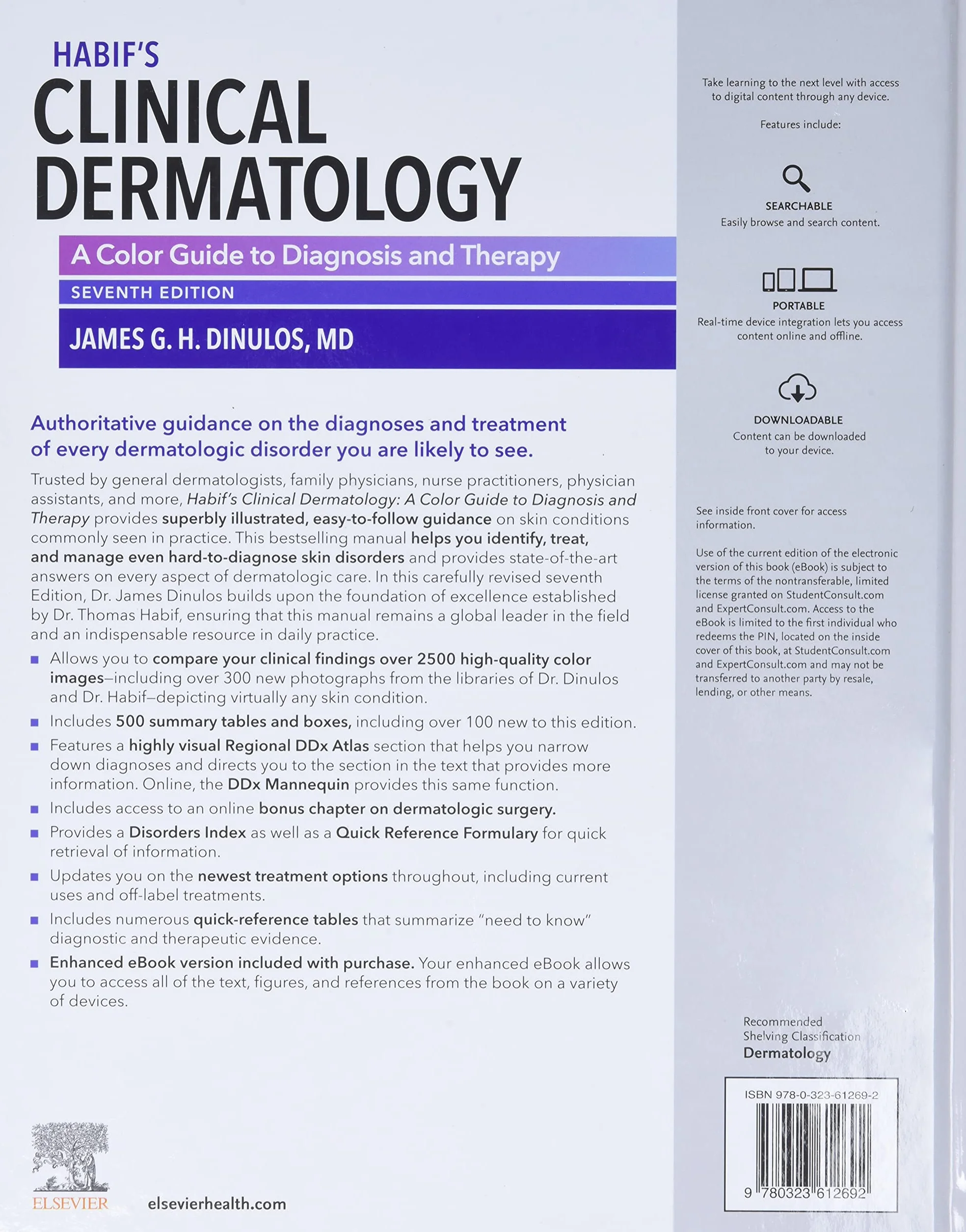 Habif's Clinical Dermatology: A Color Guide to Diagnosis and Therapy