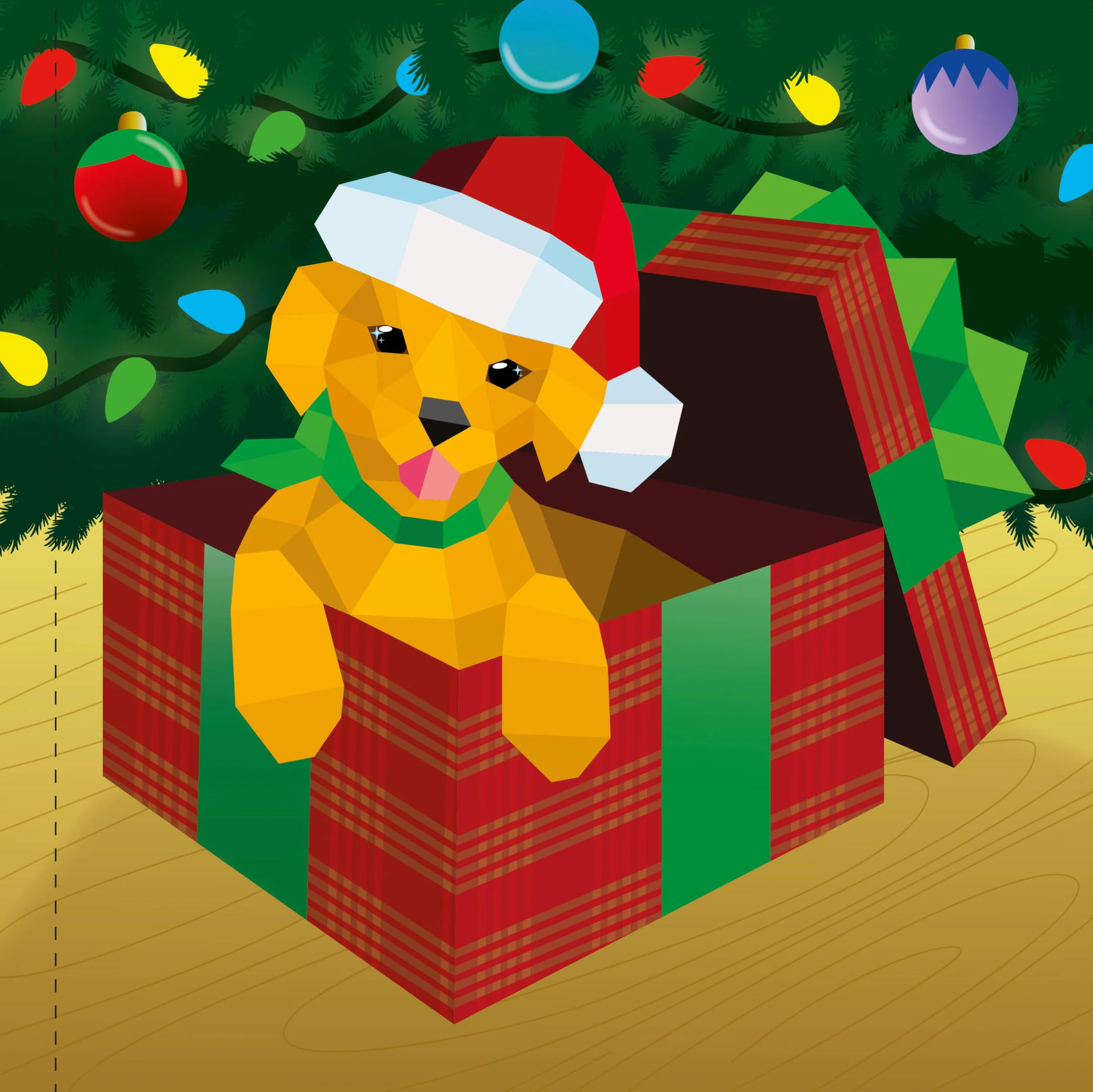 Paint by Sticker Kids: Holly Jolly Christmas - Create 10 Pictures with Glitter Stickers