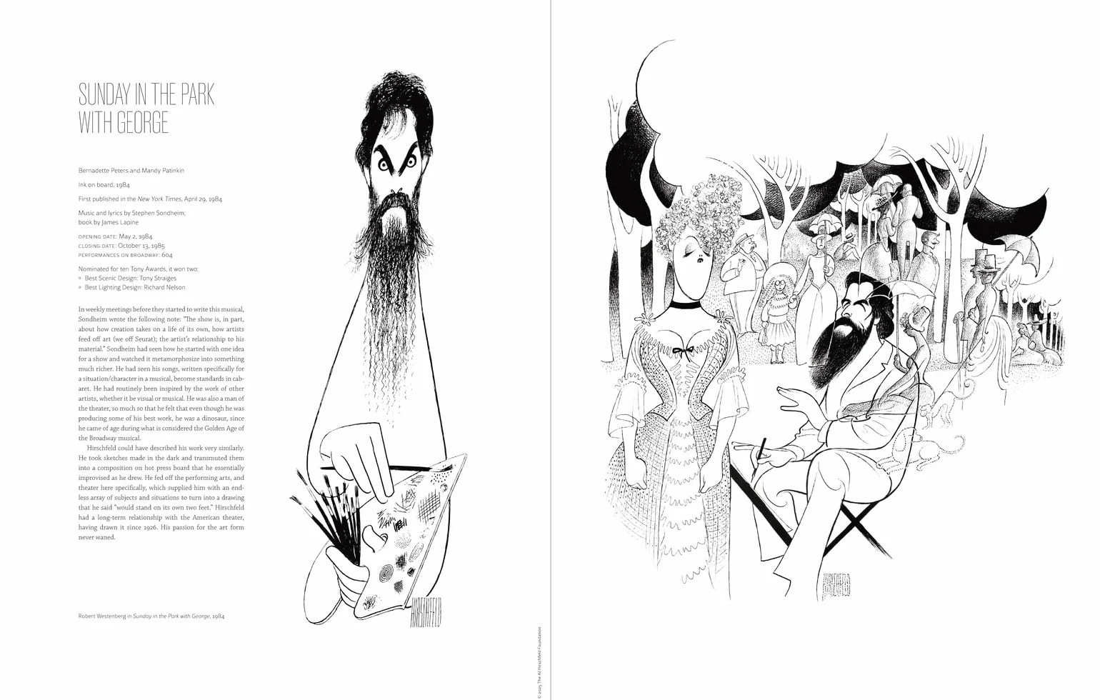 Hirschfeld's Sondheim: A Poster Book