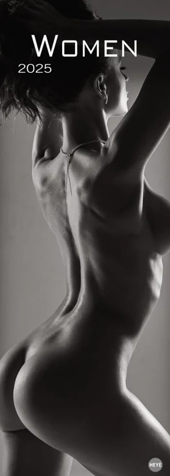Women Vertical Kalender 2025: Länglicher Kalender mit sinnlichen Fotos schöner Models, kunstvoll in Szene gesetzt von Spitzenfotograf:innen. Jahres-Wandkalender 2025.