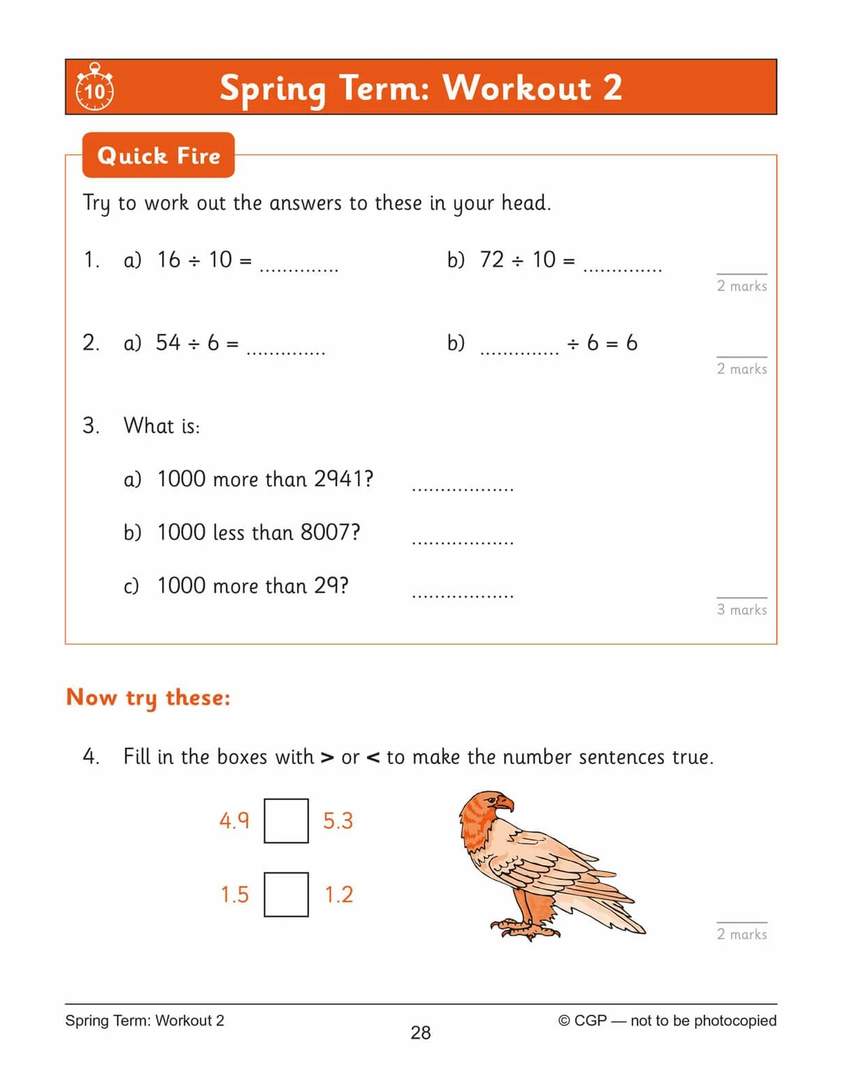 KS2 Year 4 Maths 10-Minute Weekly Workouts: Arithmetic