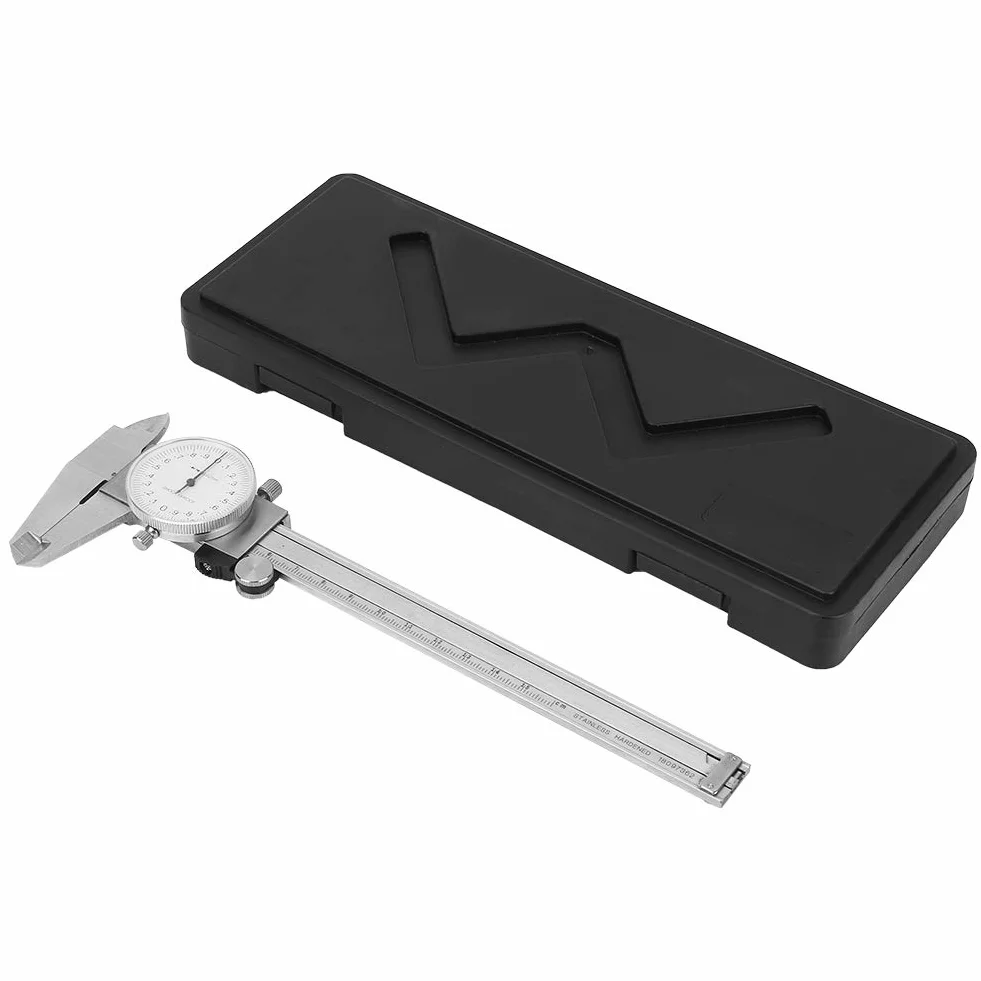 Suwmiarka tarczowa noniuszowa ze stali węglowej 0-150mm Narzędzie pomiarowe DIY