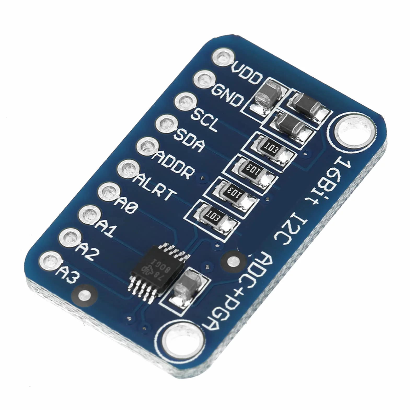 Raspberryads1115 Mcp3008 Breakout spawany 8cm/11pc 16-Bit I2C ADC Development Board Module Przetwornik analogowo-cyfrowy