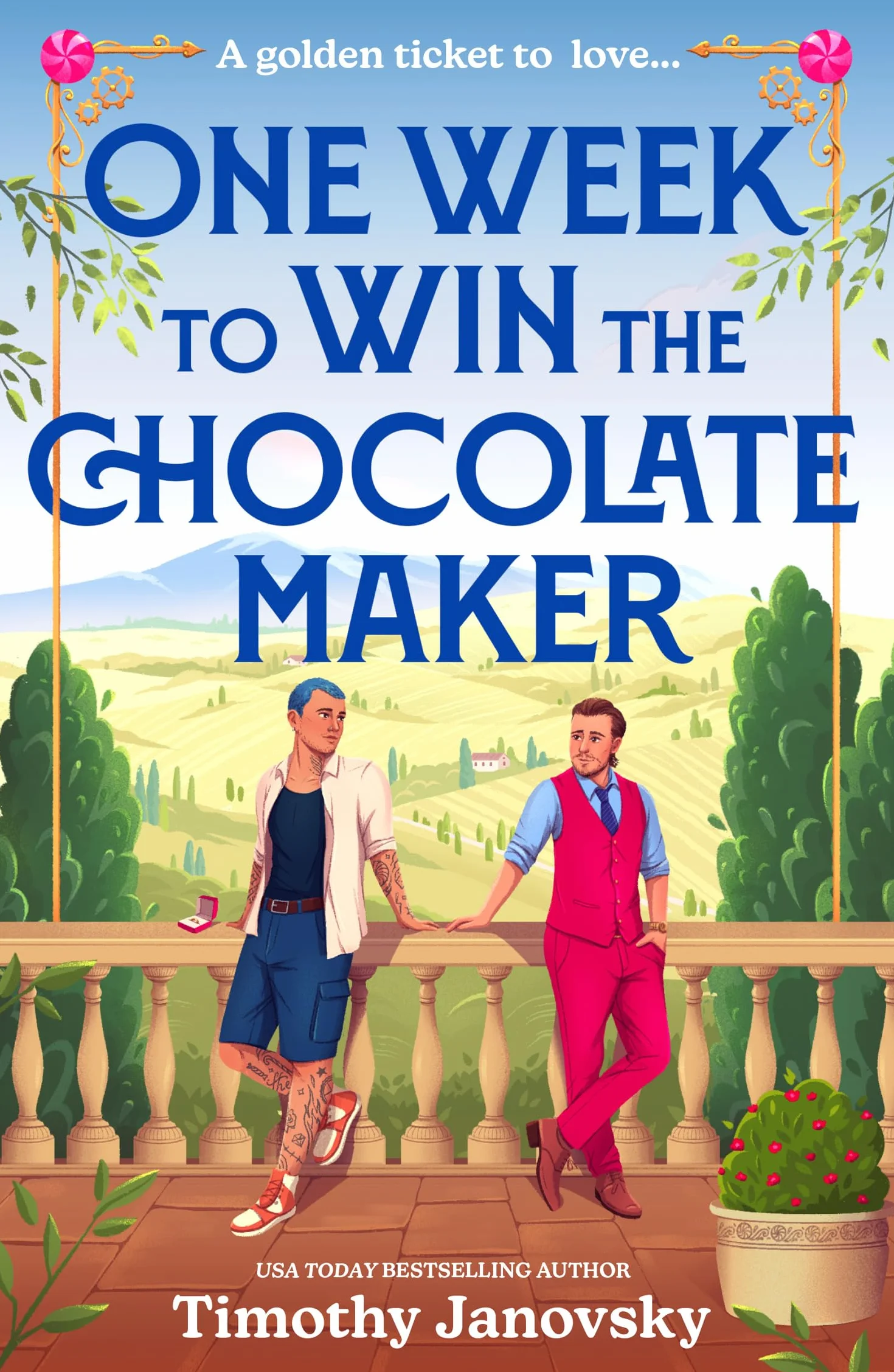 One Week To Win The Chocolate Maker: A billionaire needs a bad boy husband to save his empire! A new spicy queer romance perfect for fans of marriages of convenience in 2026!