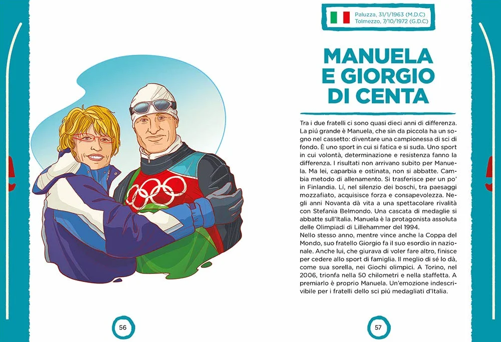 Campioni dello sci di ieri e di oggi