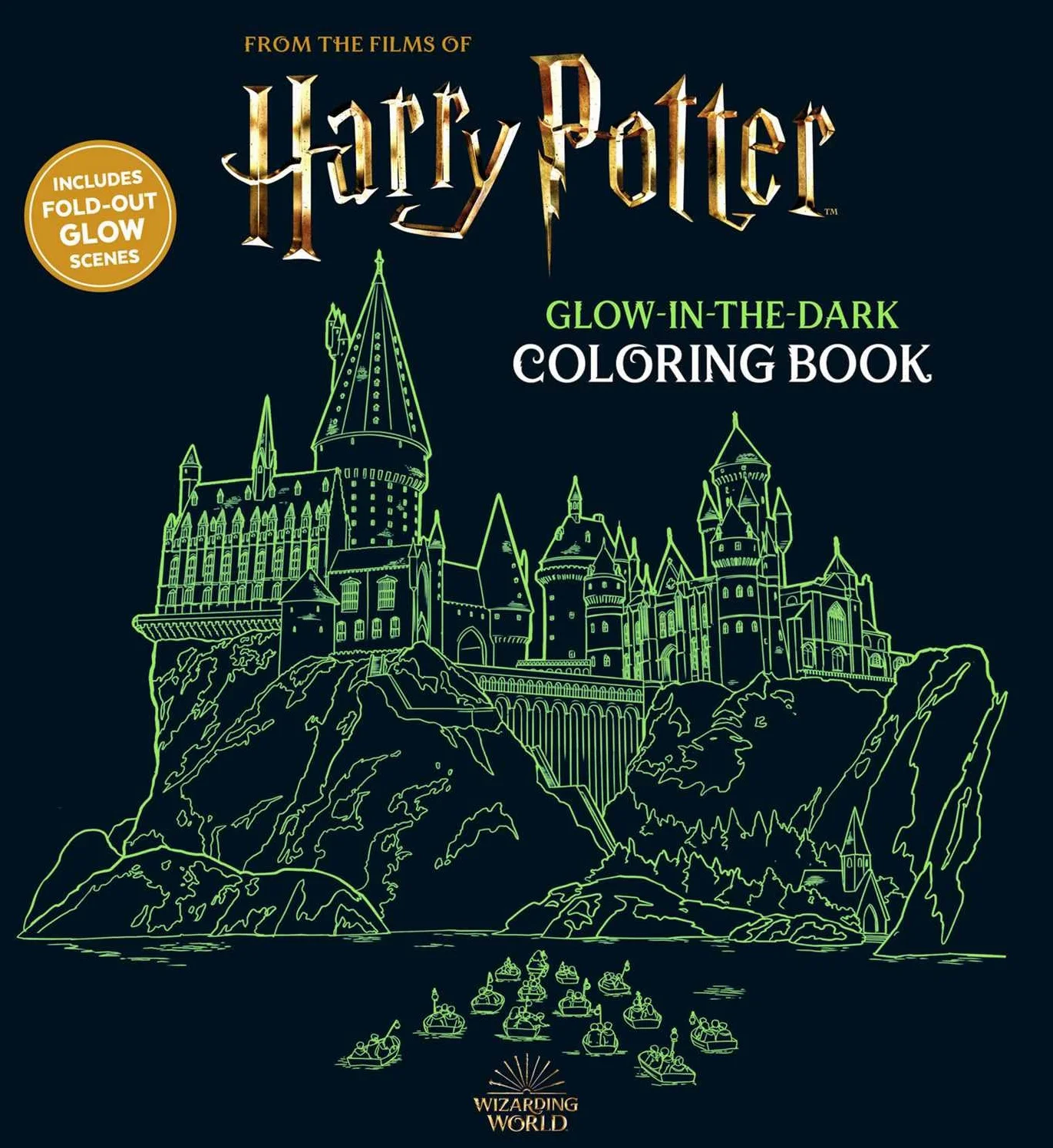 Harry Potter Glow-In-The-Dark Coloring Book