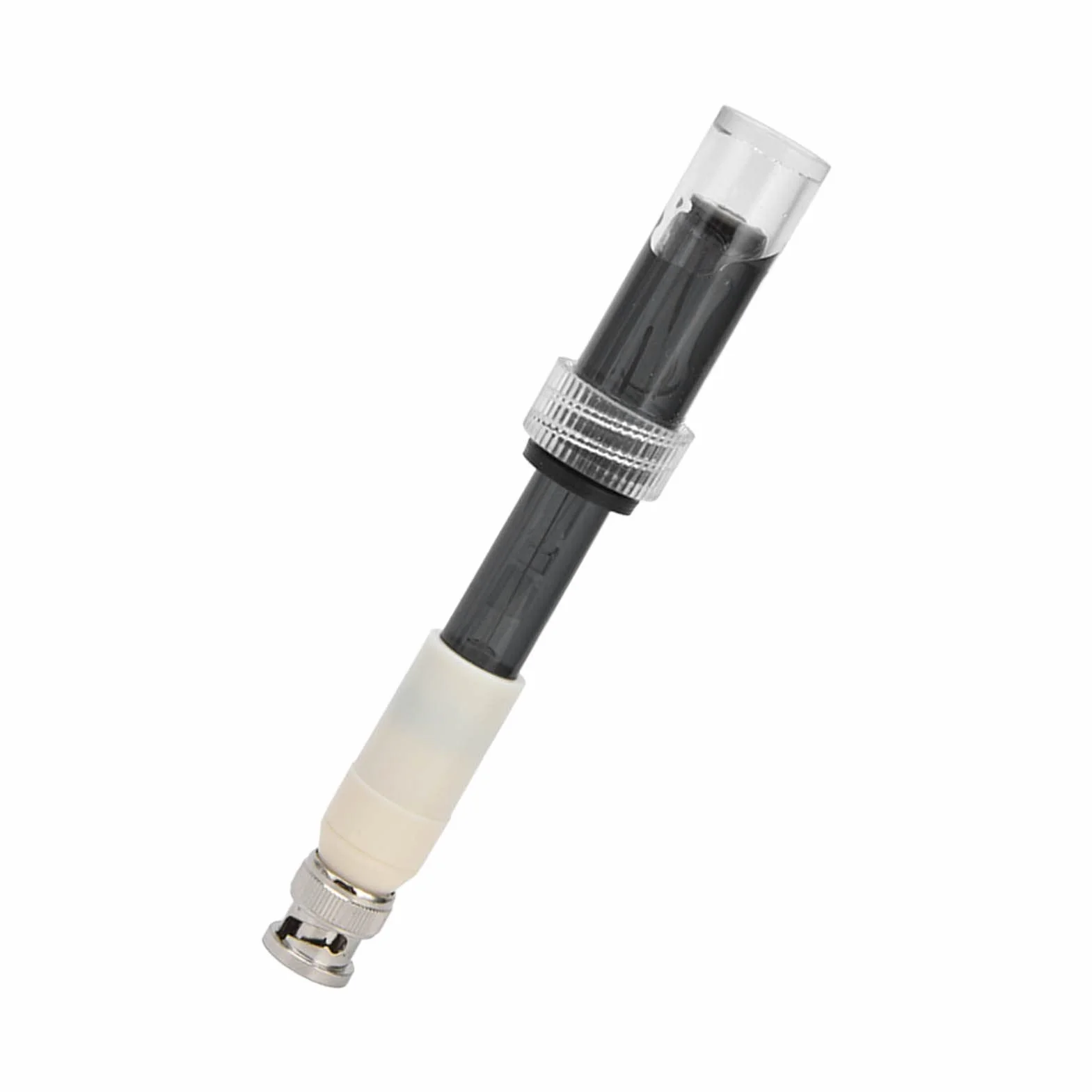 Fdit Sonda Elektrody PH, Płaskie Elektrody do Testerów PH ze Złączem BNC, Elektroda Zamienna do Miernika w Akwarium, Basenie Laboratoryjnym