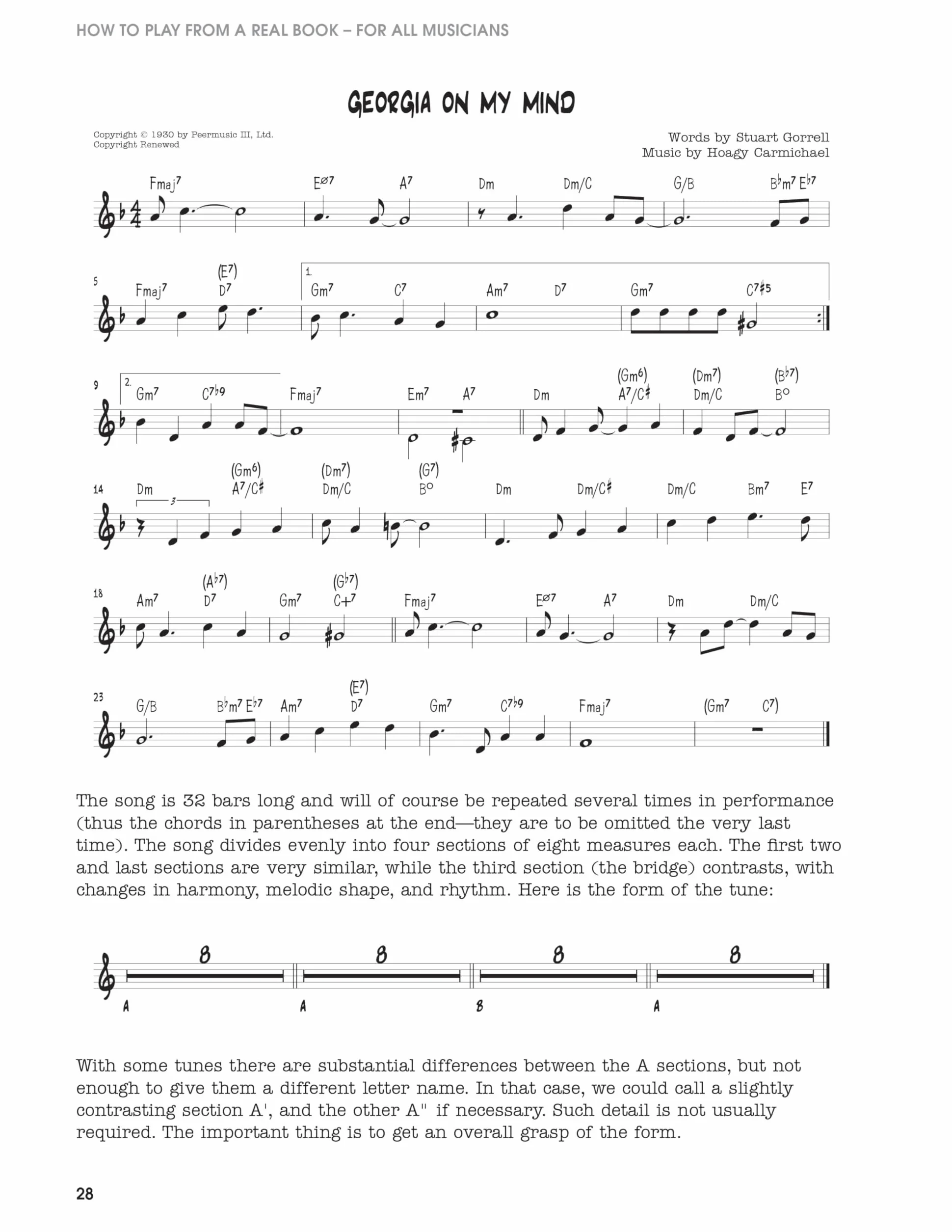 Robert rawlins : how to play from a real book - tous les instruments: For All Musicians