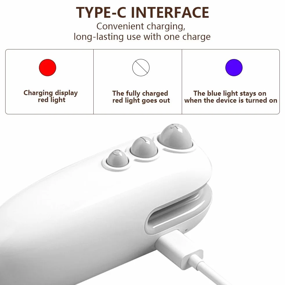Mini Sealer 2 w 1 z obcinaczem Przenośna ręczna zgrzewarka USB do toreb plastikowych
