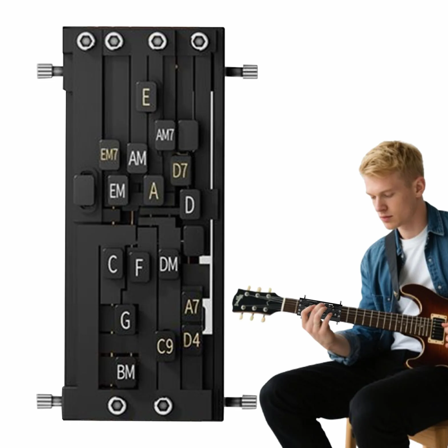 Kieszonkowy trener akordów gitarowych dla początkujących