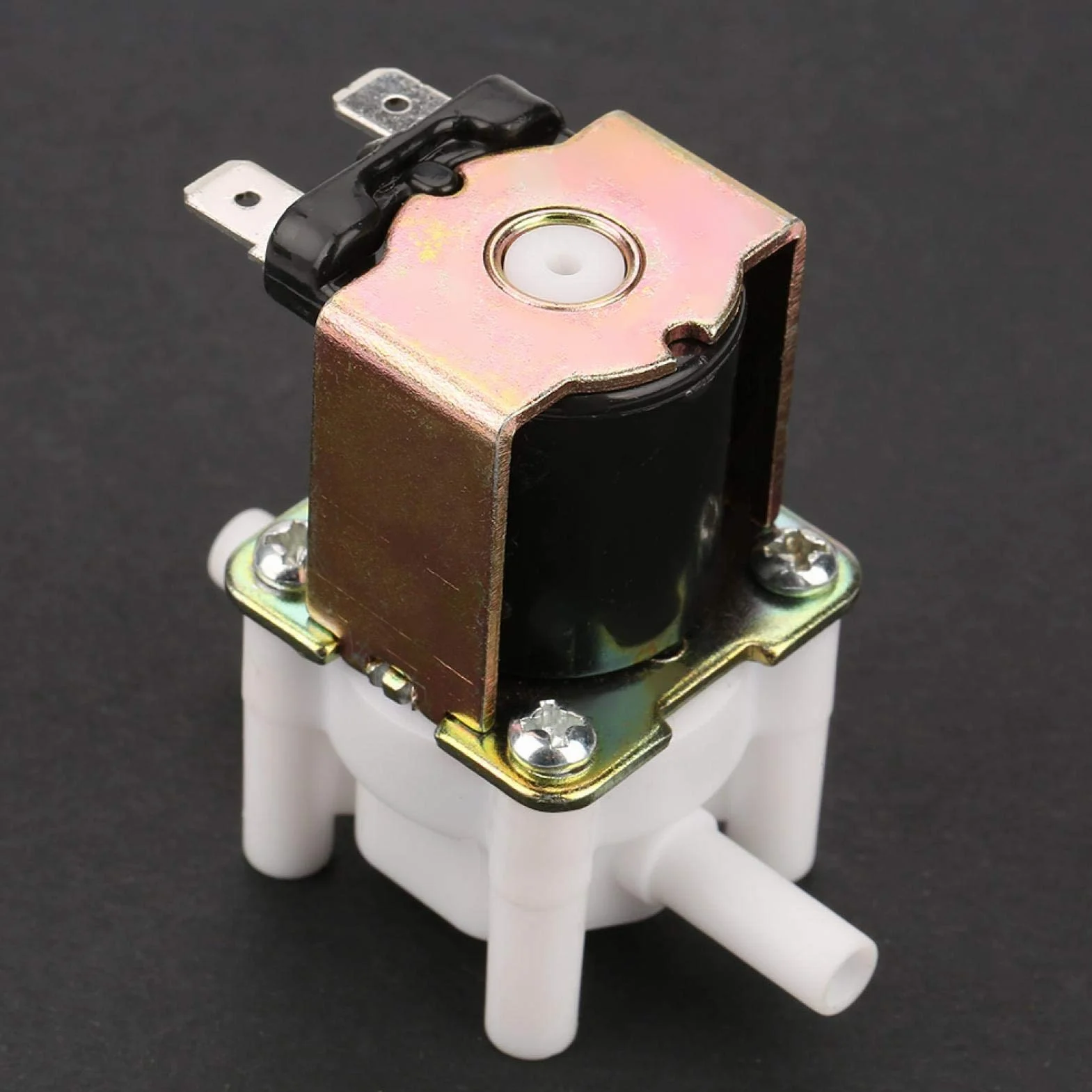Akozon Elektrozawór wody 12v N/C normalnie zamknięty szybko elektryczny
