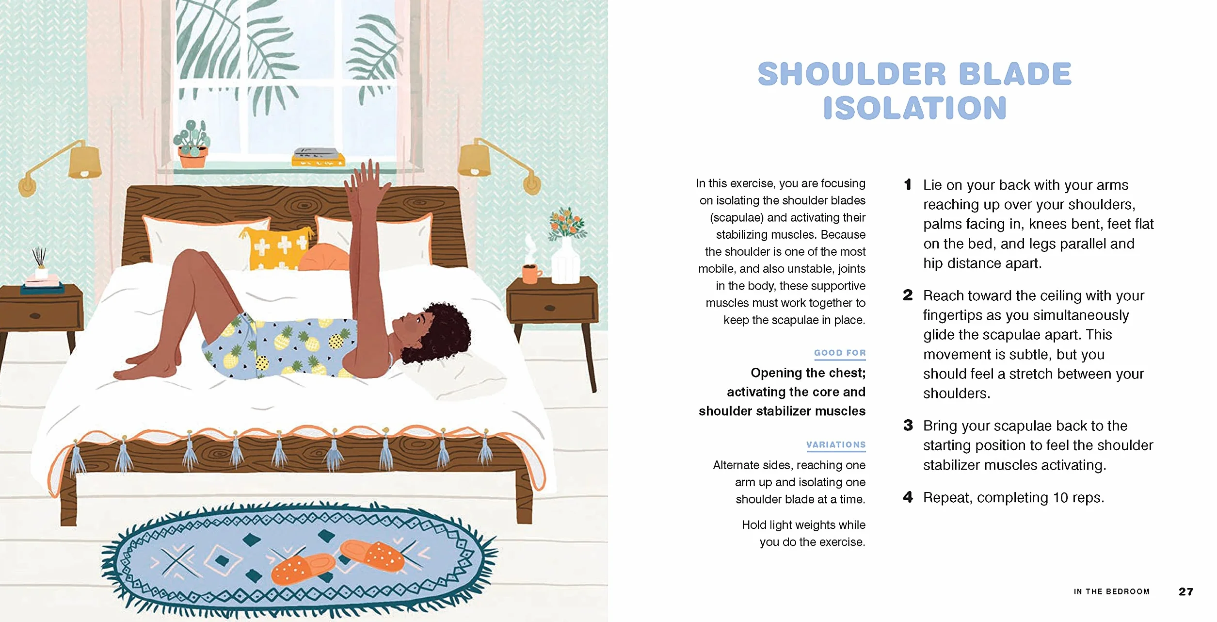 Pajama Pilates: 40 Exercises for Stretching, Strengthening, and Toning at Home