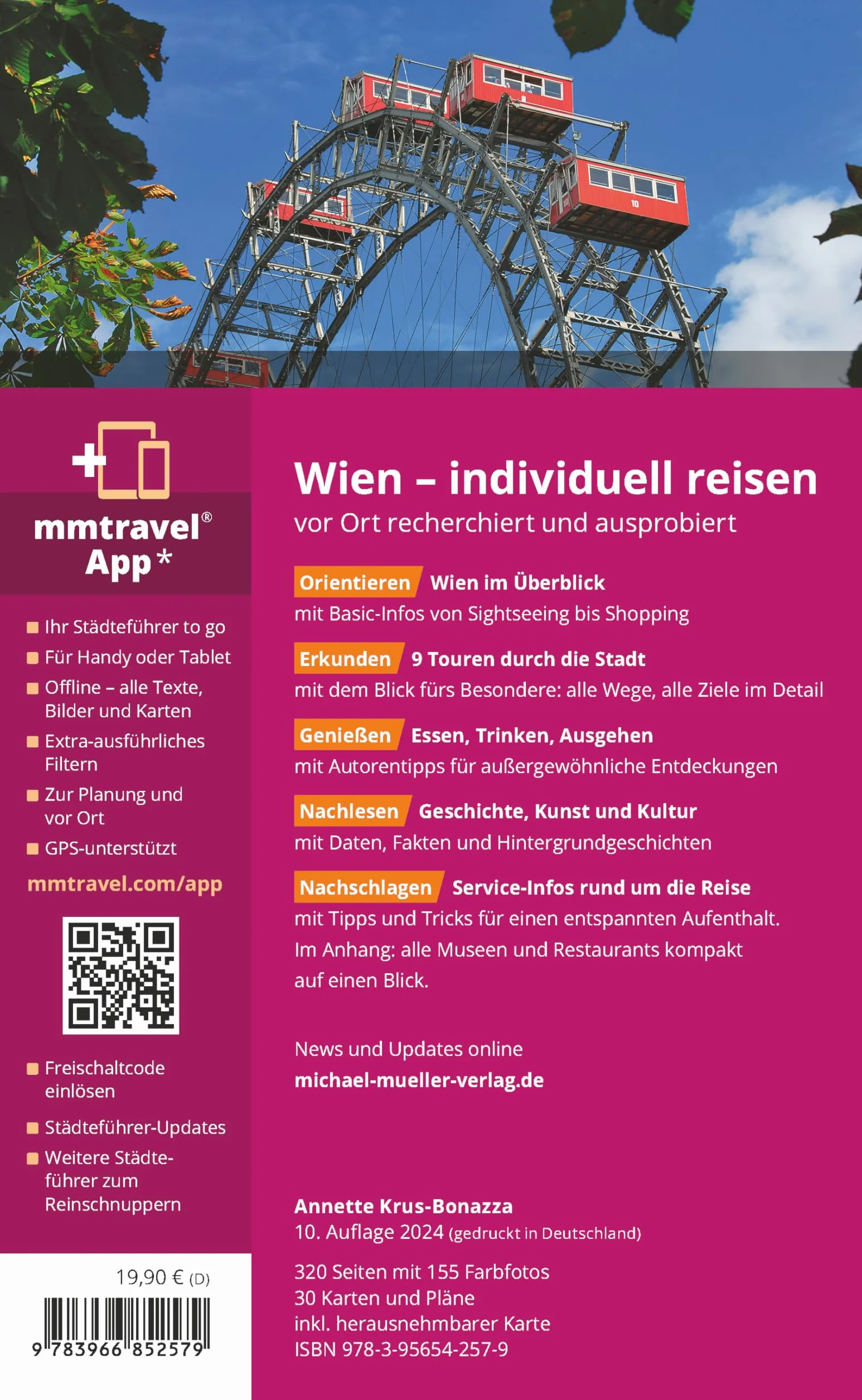MICHAEL MÜLLER REISEFÜHRER Wien MM-City: 100% authentisch, aktuell und vor Ort recherchiert. Inkl. App.