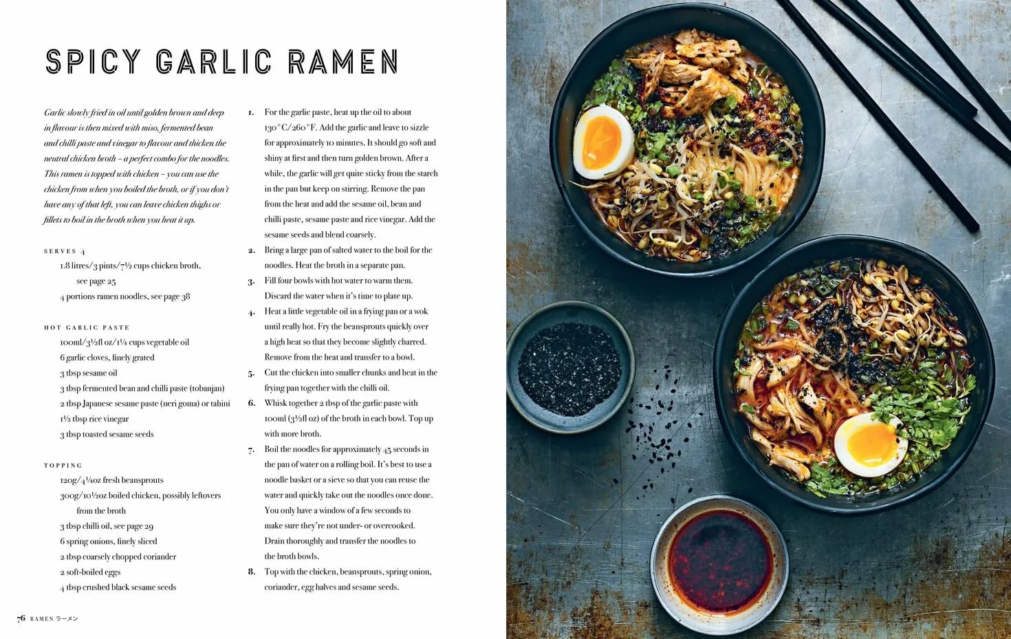 Ramen: Japanese-inspired cookbook with fresh healthy recipes for home chefs