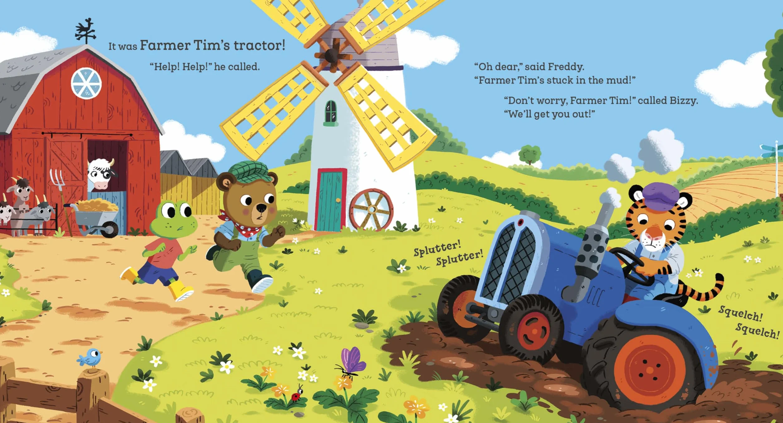 Tractor Trouble: A Bizzy Bear storybook