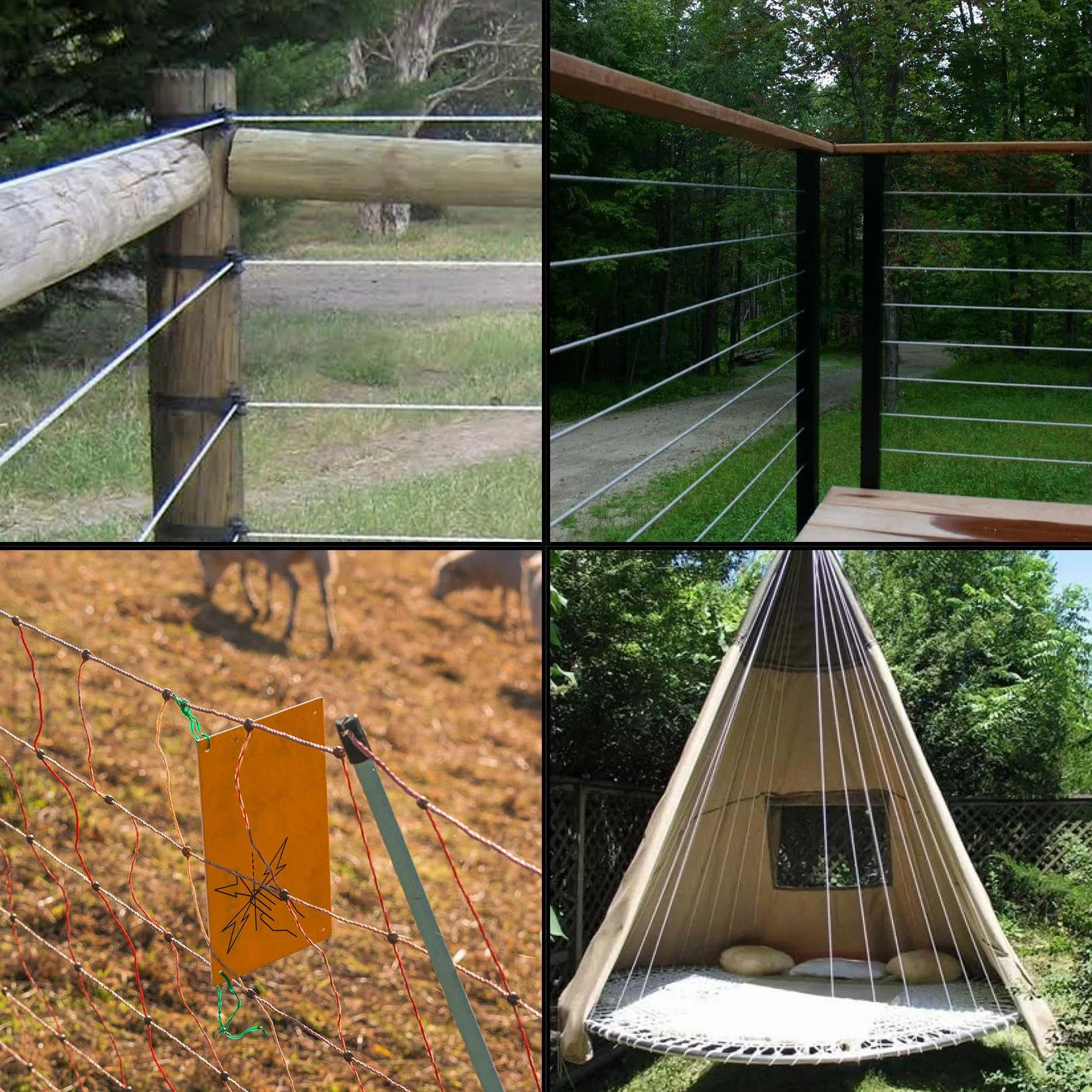 Zestaw kabli drucianych ze stali nierdzewnej 2 mm, 7 x 7 żył, metalowa lina do ogrodu, ogrodzenia, linek na ubrania, oprawy oświetleniowe, trwała 20 m do użytku na zewnątrz / wewnątrz (1 opakowanie)