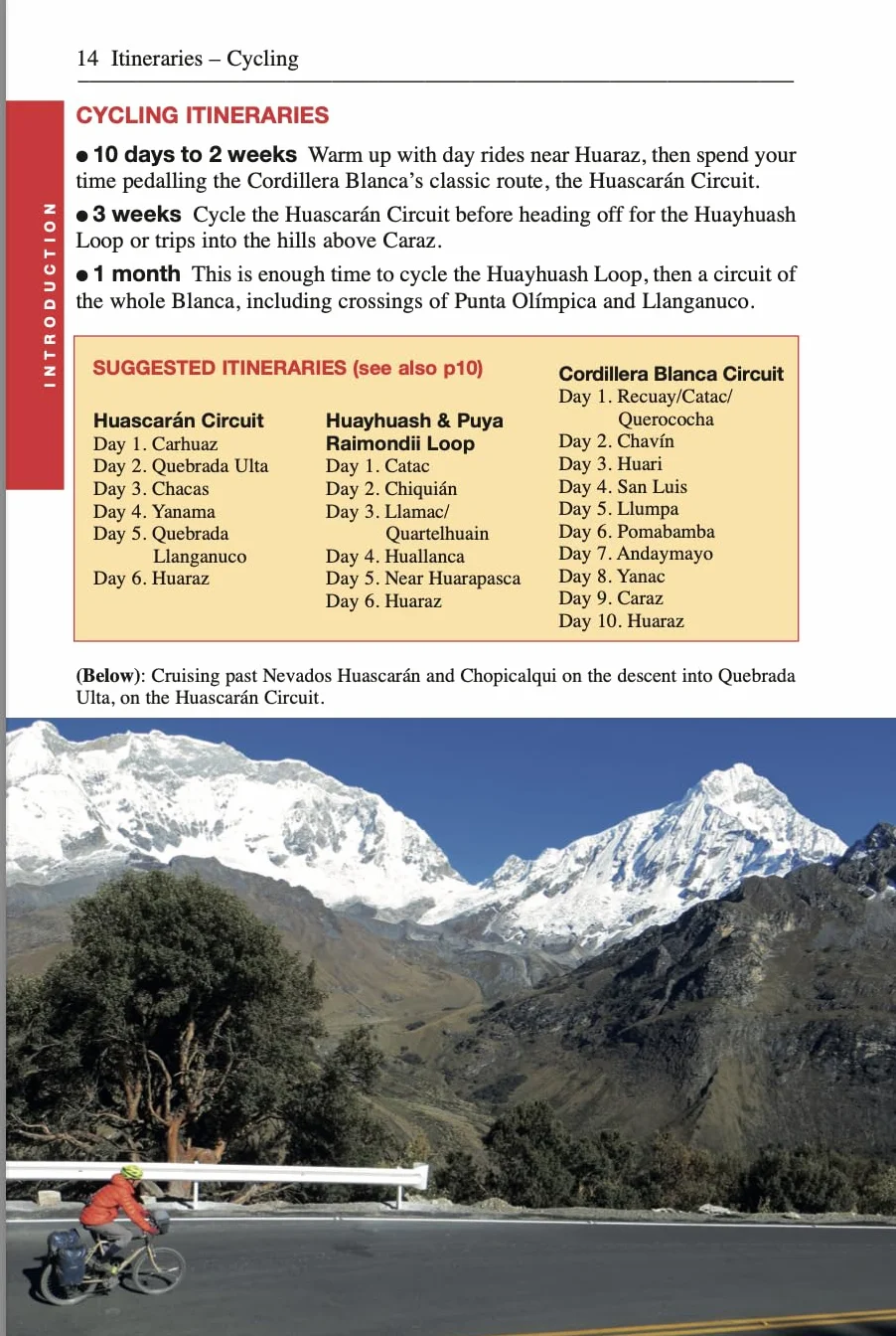 Peru's cordilleras blanca and huayhuash: The Hiking & Biking Guide