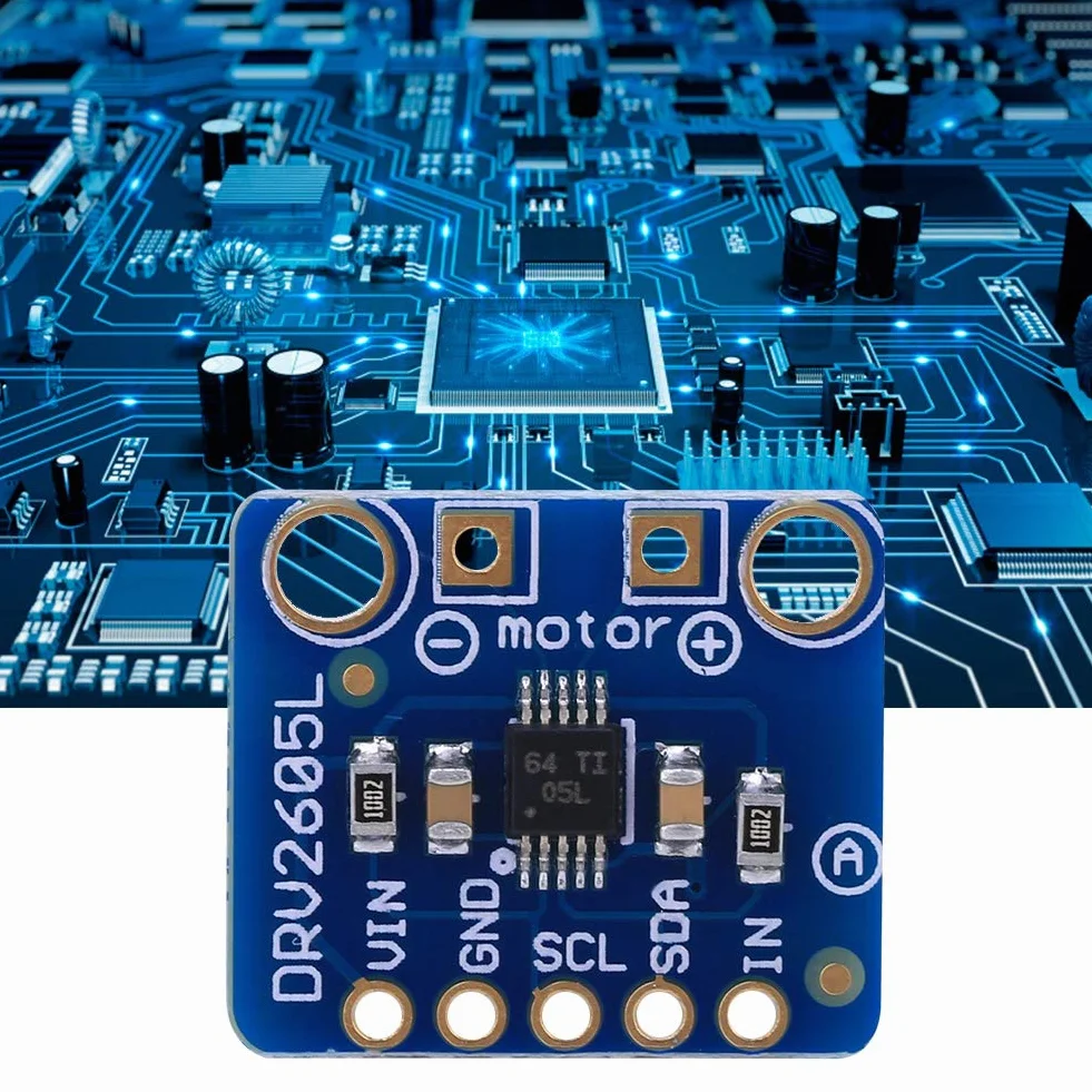 2 szt. Sterownik Haptic Silnika Wibracyjnego Wysokiej Jakości, Moduł DRV2605L z Ogólnymi Pinami Idealny dla Projektów DIY