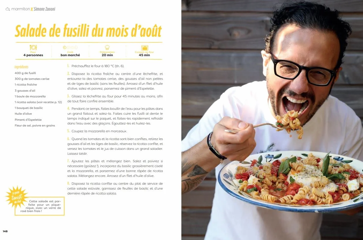 Pasta, pasta, pasta - Simone Zanoni - Marmiton