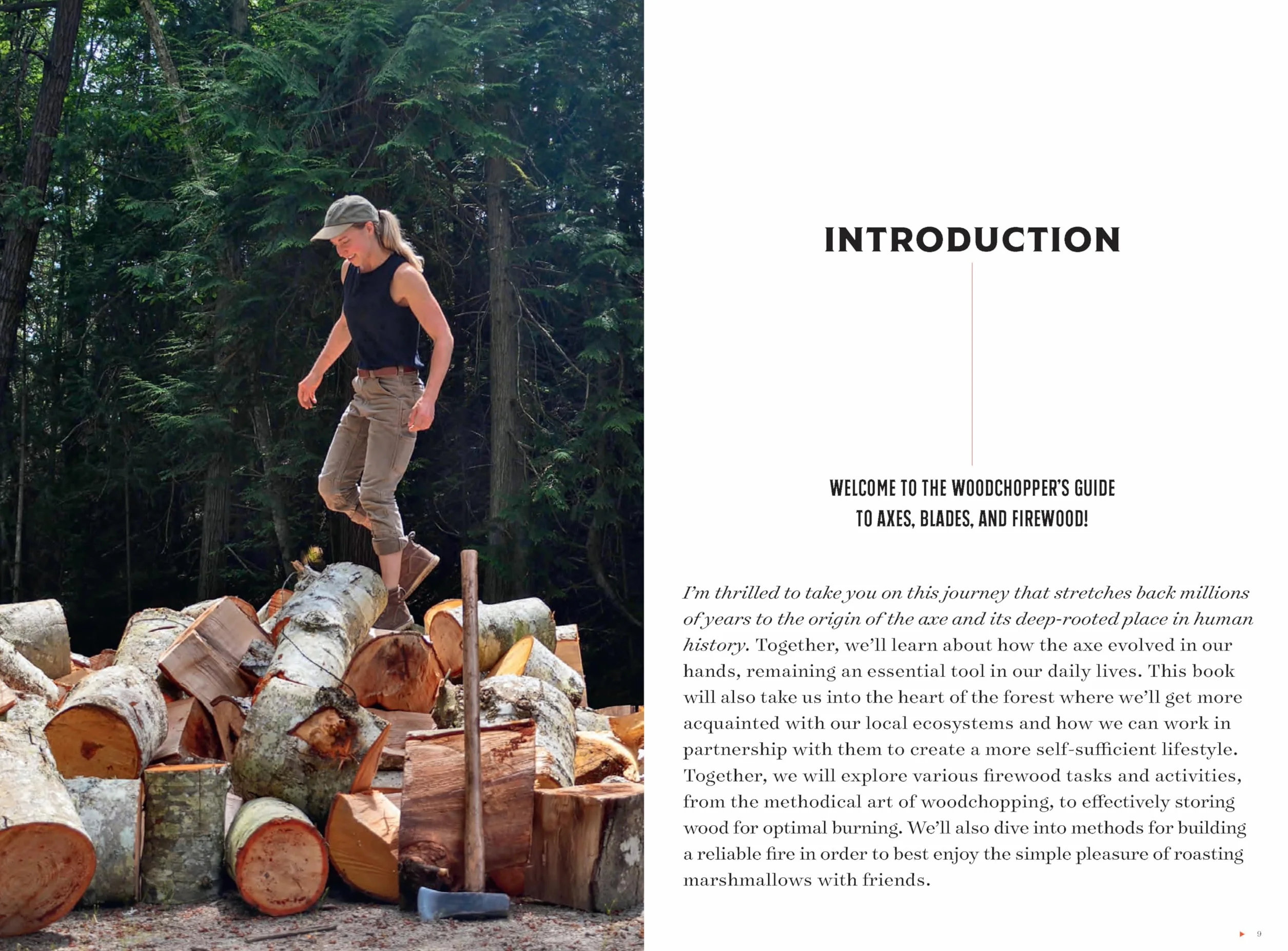 Axe in Hand: Woodchopper's Guide to Blades, Wood, Fire
