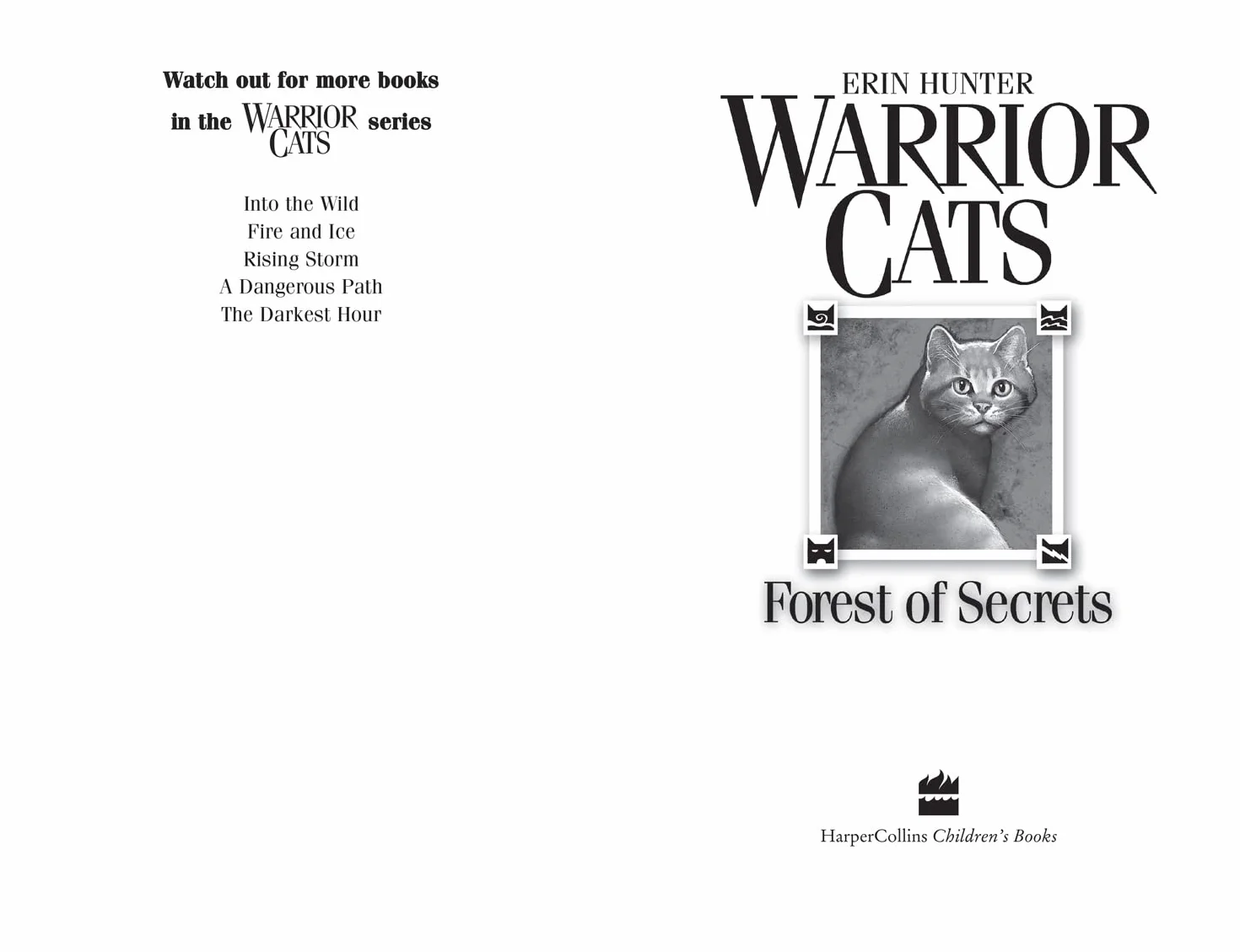 Warrior Cats: Forest of Secrets, Book 3