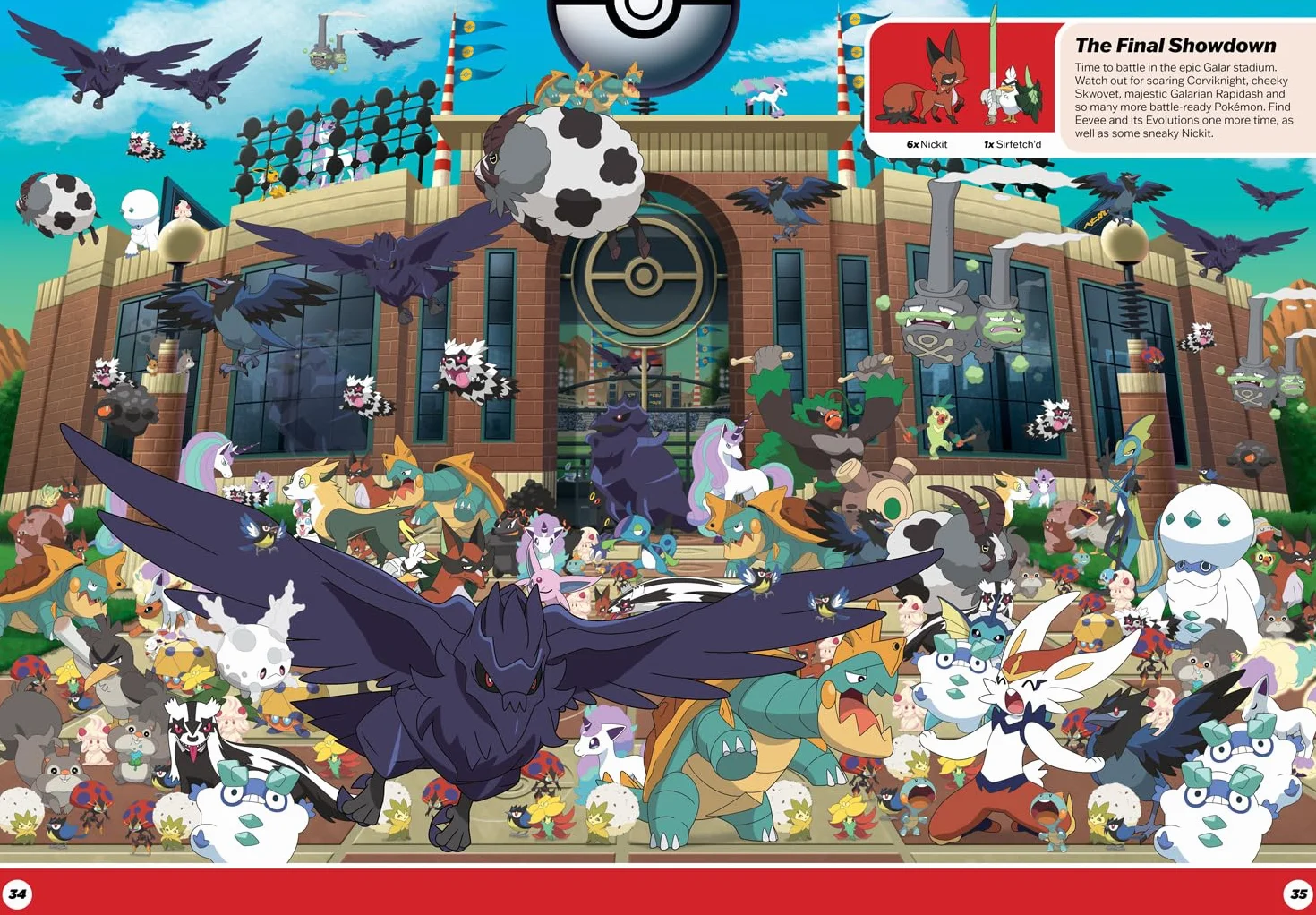 Pokémon Where’s Eevee? An Evolutions Search and Find Book: An action-packed search and find for fans aged 6 and up in this official Pokémon adventure!