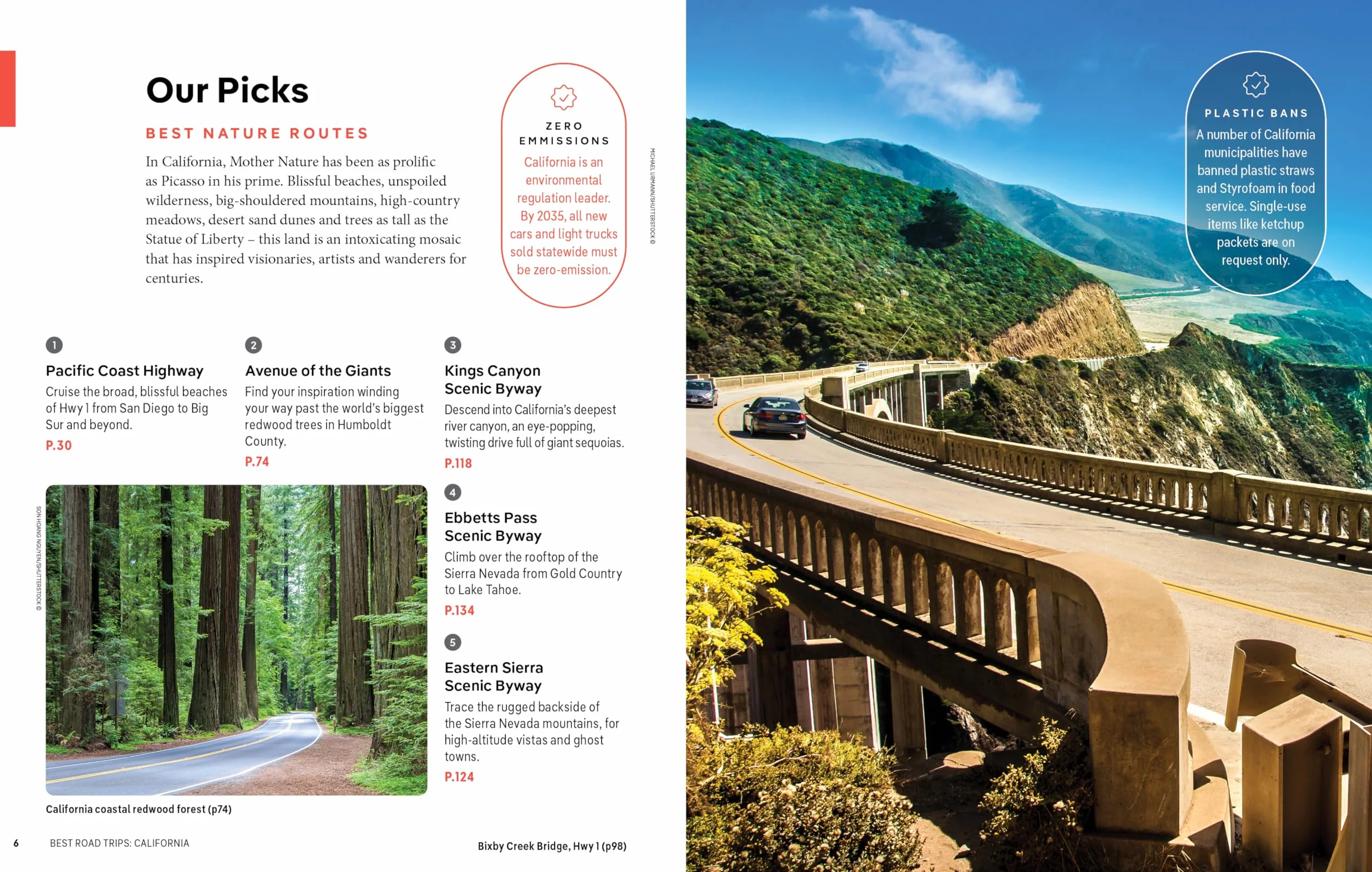 Best Road Trips California 5ed - anglais: escapes on the open road
