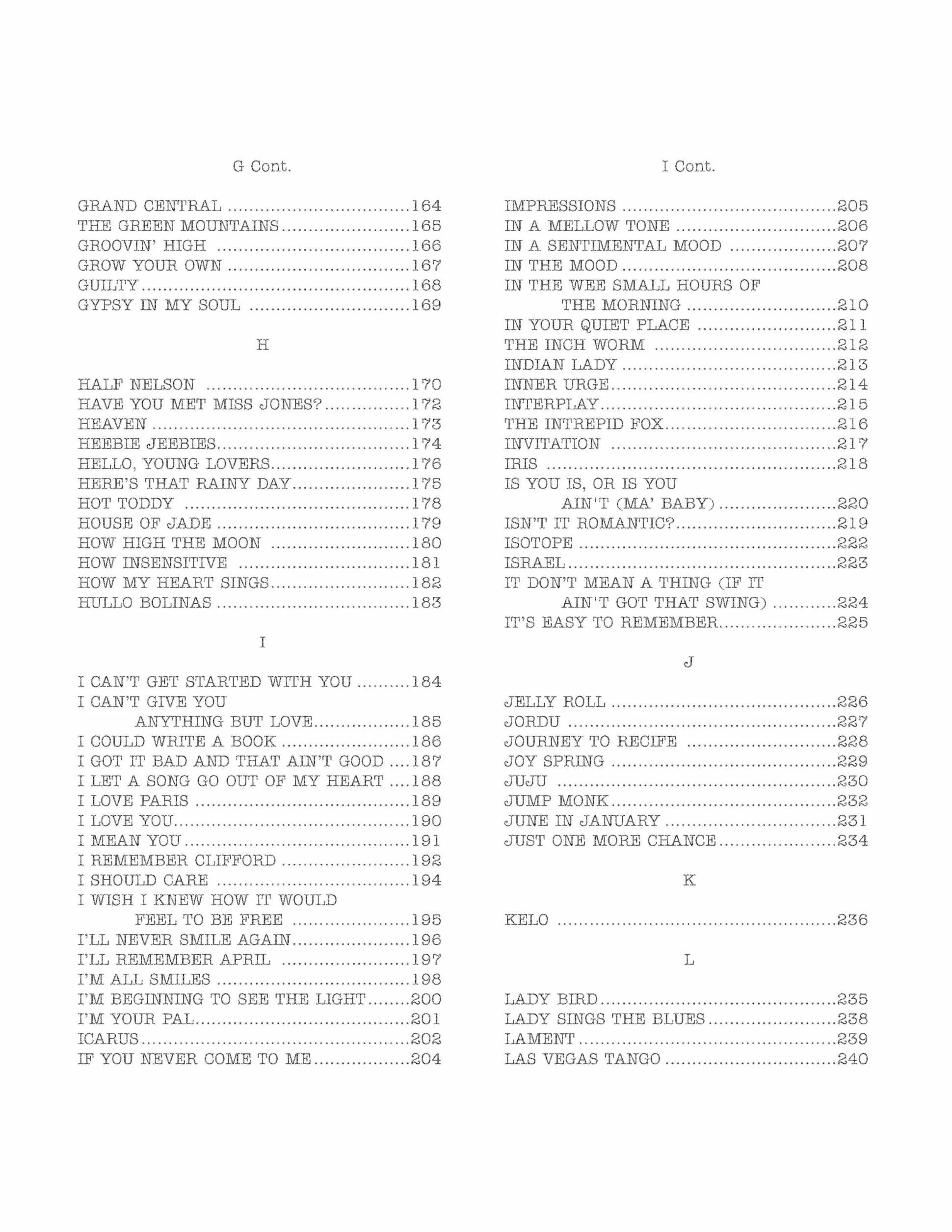 The Real Book Volume I Sixth Edition C Edition