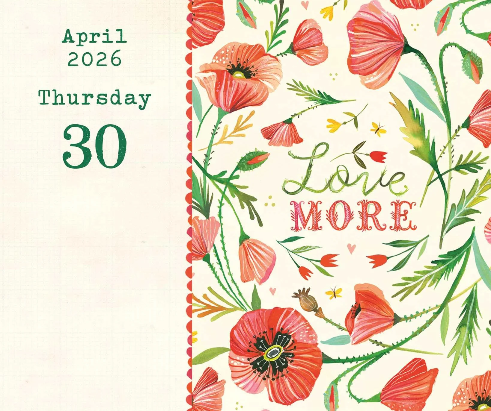 Katie Daisy 2026 Day-to-Day Calendar: Wild Beauty