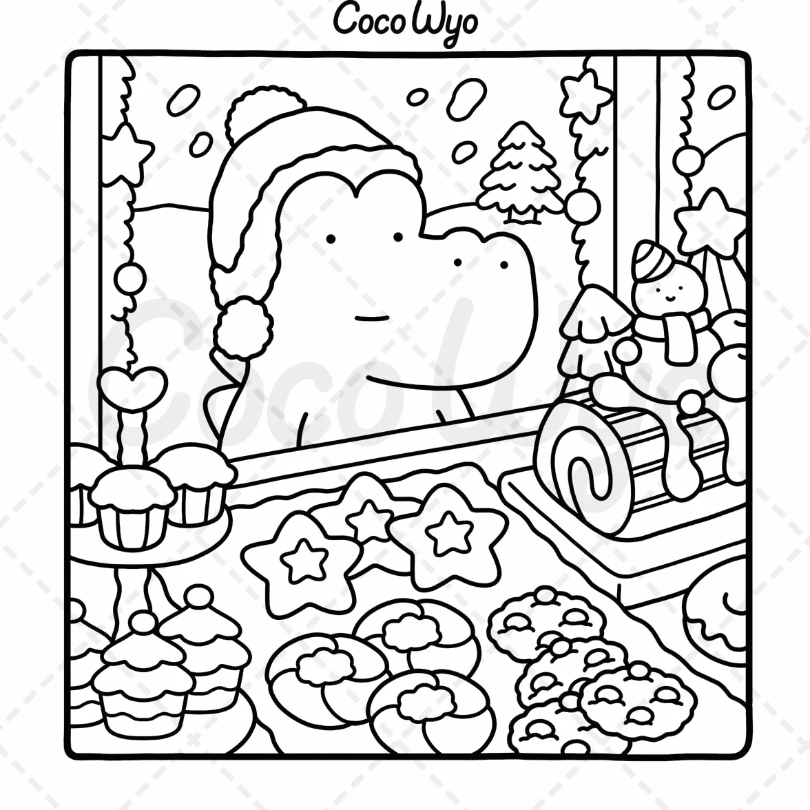 Comfy Days: Coloring Book for Adults and Teens Featuring Super Cute Animal Characters in Cozy Hygge Moments for Relaxation