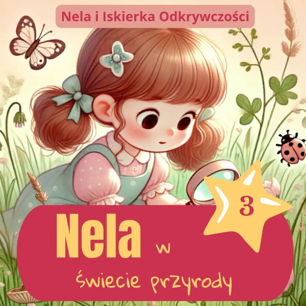 Nela w świecie przyrody: Książeczka edukacyjna z opowiadaniami, pytaniami i kolorowanką dla dzieci 3–5 lat