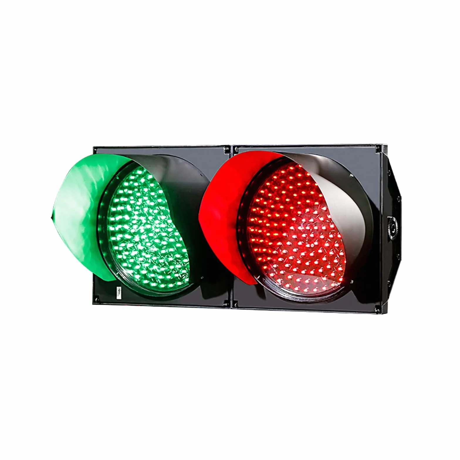 Lampka Ostrzegawcza LED 2-kolorowa Czerwona/Zielona IP65 Przemysłowa Sygnalizacja Świetlna AC85-265V