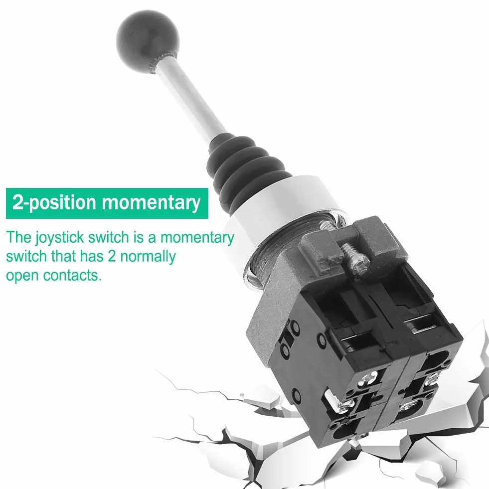 Przełącznik joystick-1 szt. XD2PA22CR 2NO 2-pozycyjne resetowanie sprężyny Momentaner Joy Stick przełącznik joy Stick