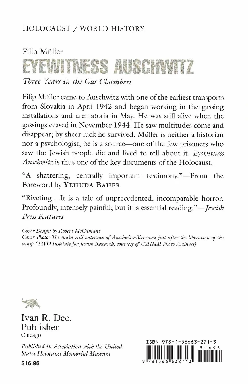 Eyewitness Auschwitz: Three Years in the Gas Chambers