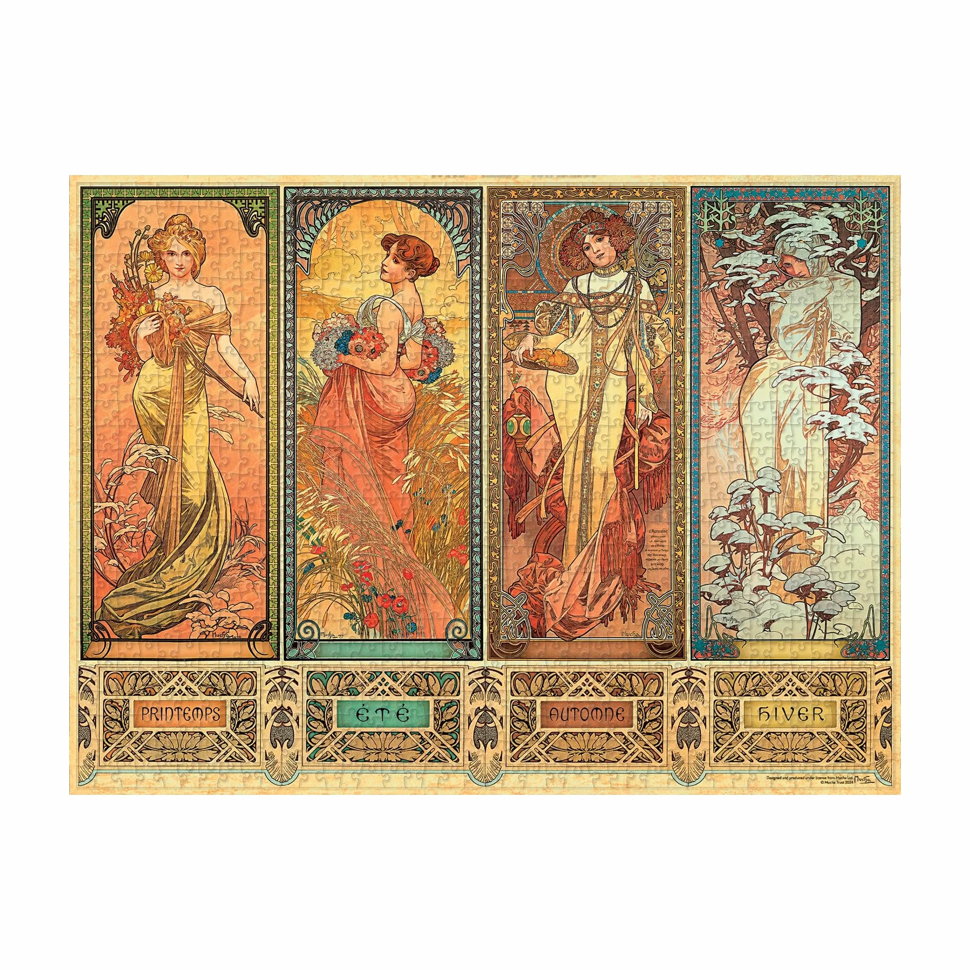 Puzzle Paperblanks Les Saisons (1900) 1 000 pièces