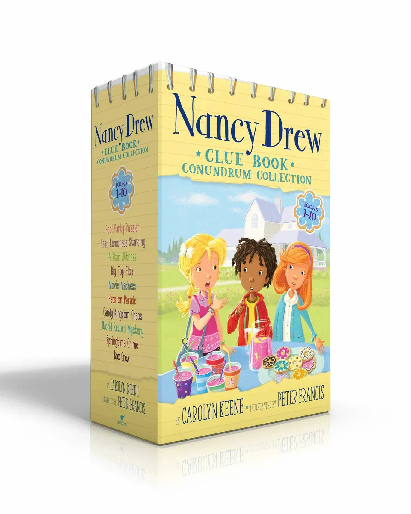 Nancy Drew Clue Book Conundrum Collection Boxed Set: 9 Books Mystery Series