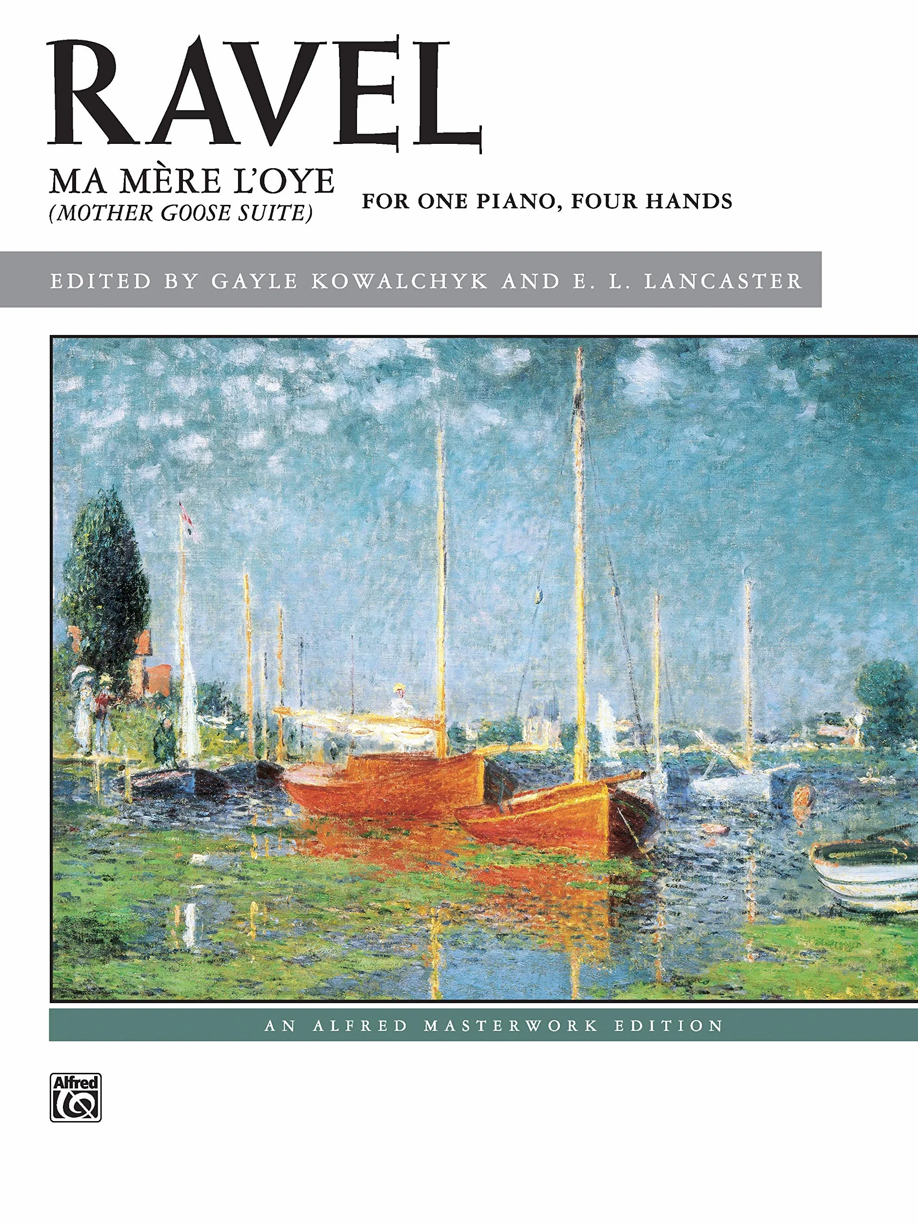 Ravel Ma Mère L'Oye Mother Goose Suite for one Piano four Hands