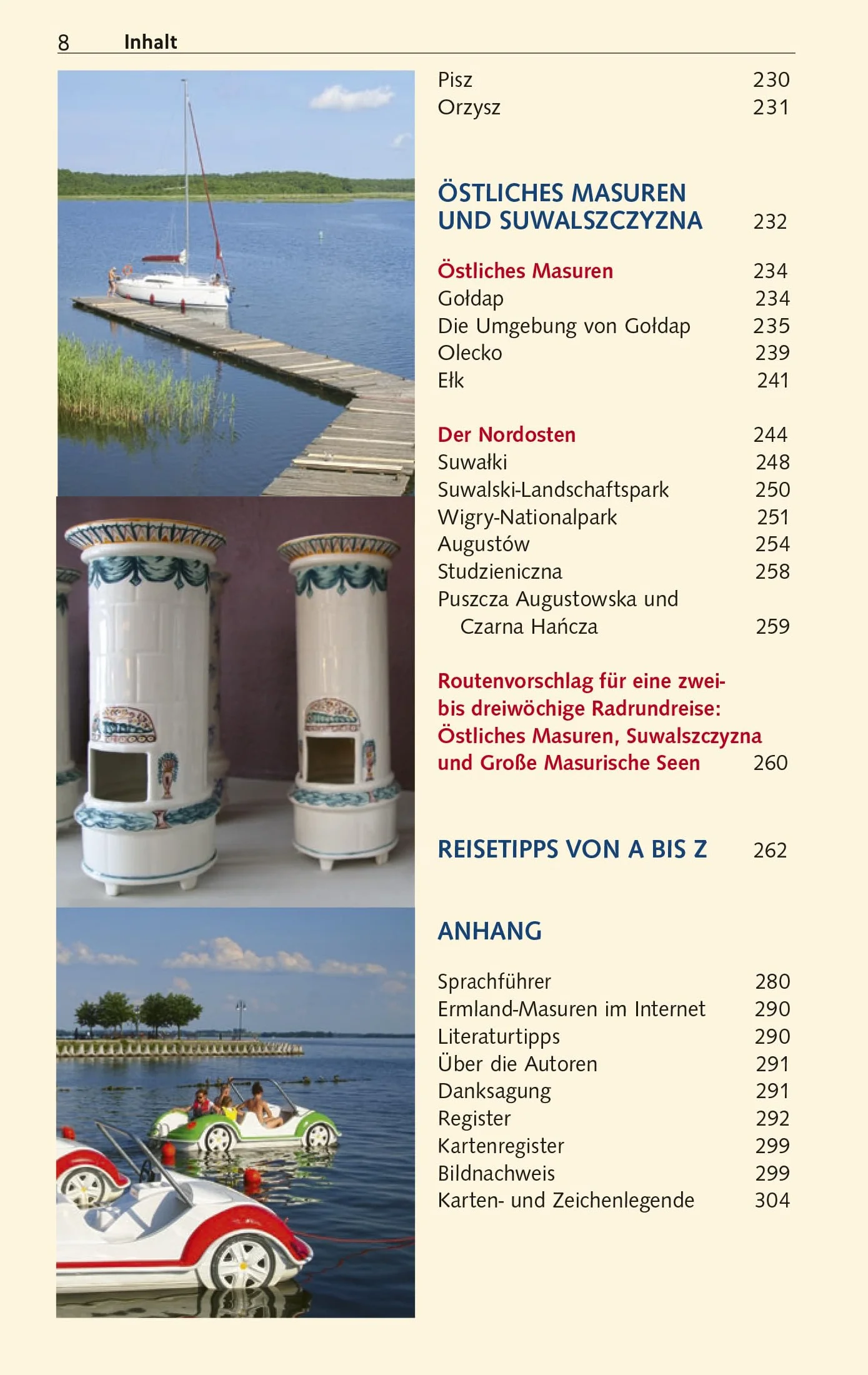 TRESCHER Reiseführer Masuren: Marienburg, Danzig, Thorn