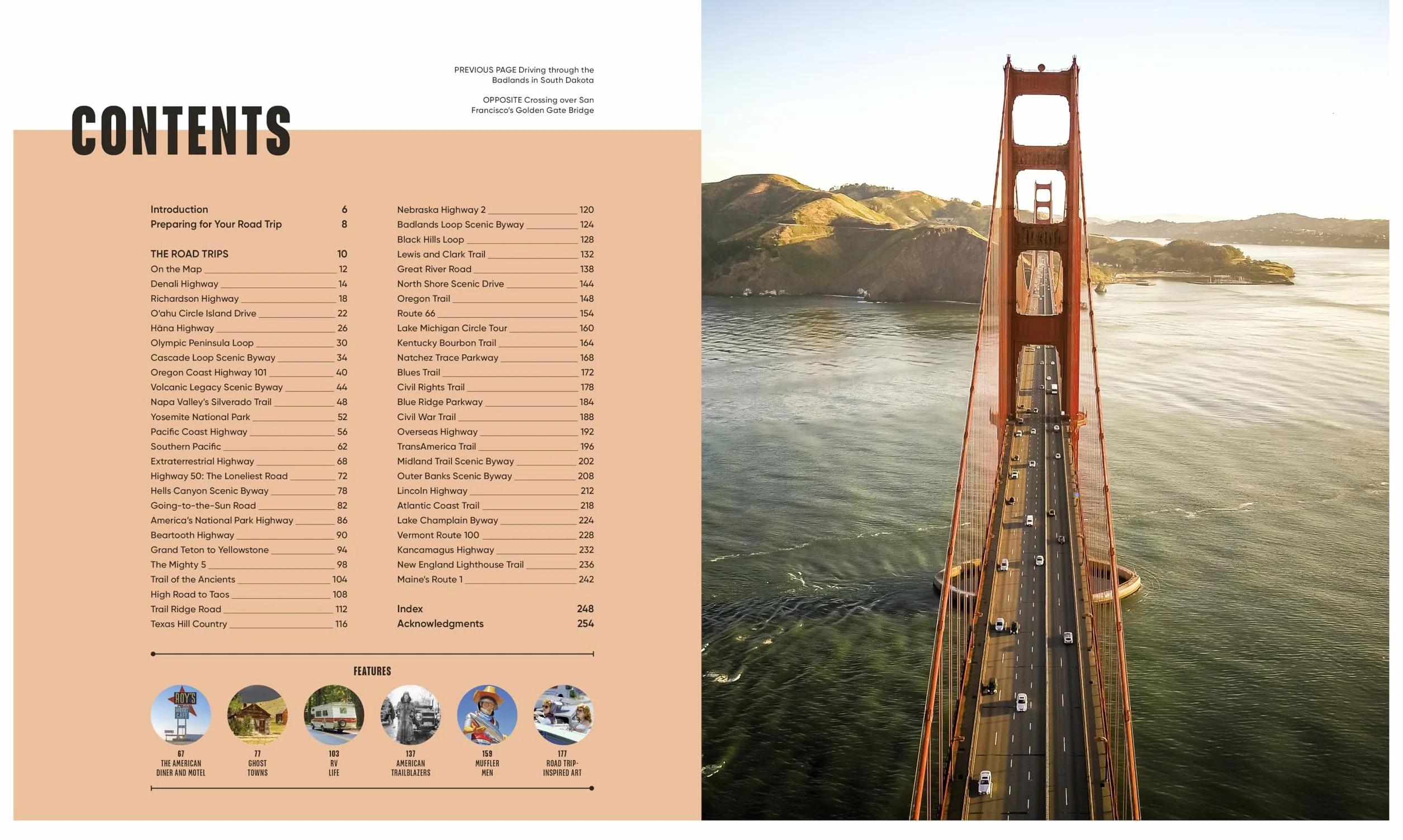 Road Trips in the USA: 50 Adventures on the Open Road