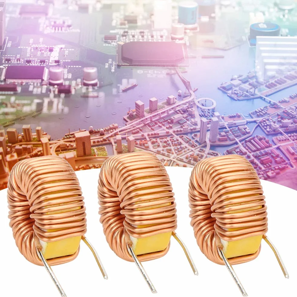 100Uh Toroidalny Drut Indukcyjny, 20 Sztuk Miedziana Cewka Indukcyjna O Średnicy 0,6 Mm Wymiana Cewki Indukcyjnej, Cewki Toroidalne Do Płytki Drukowanej