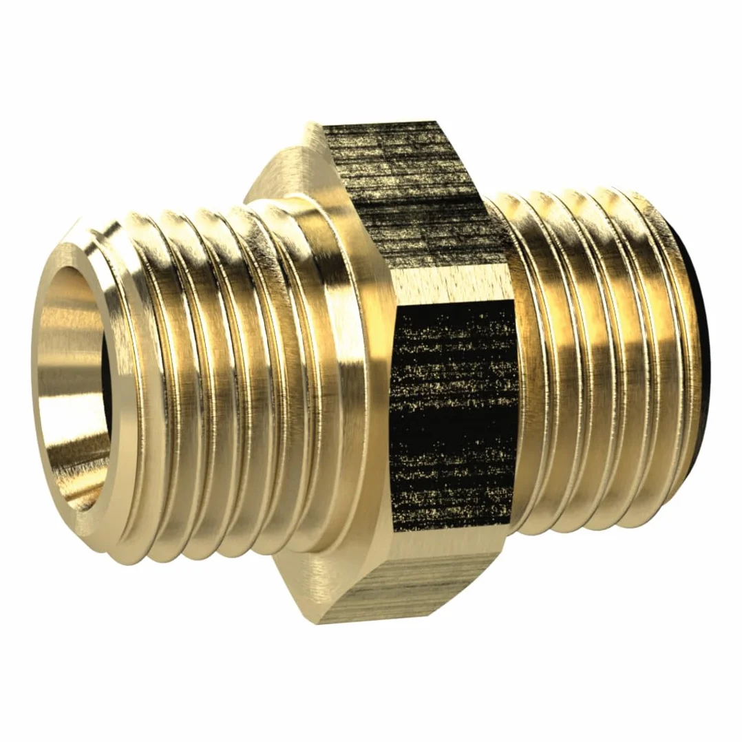 Złączka z podwójnym gwintem, gwint zewn. G1/4" x G1/4", rozmiar klucza 17mm