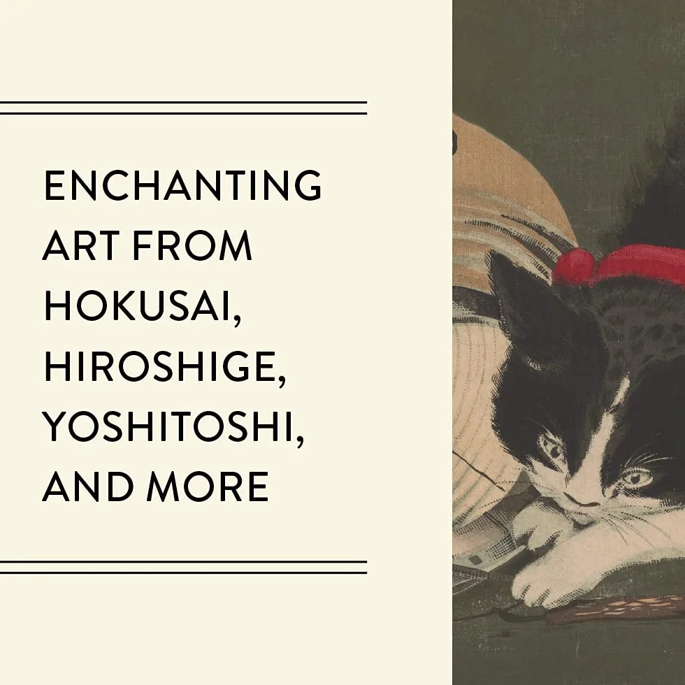 Cats in Spring Rain: Japanese Art & Haiku Feline Charm