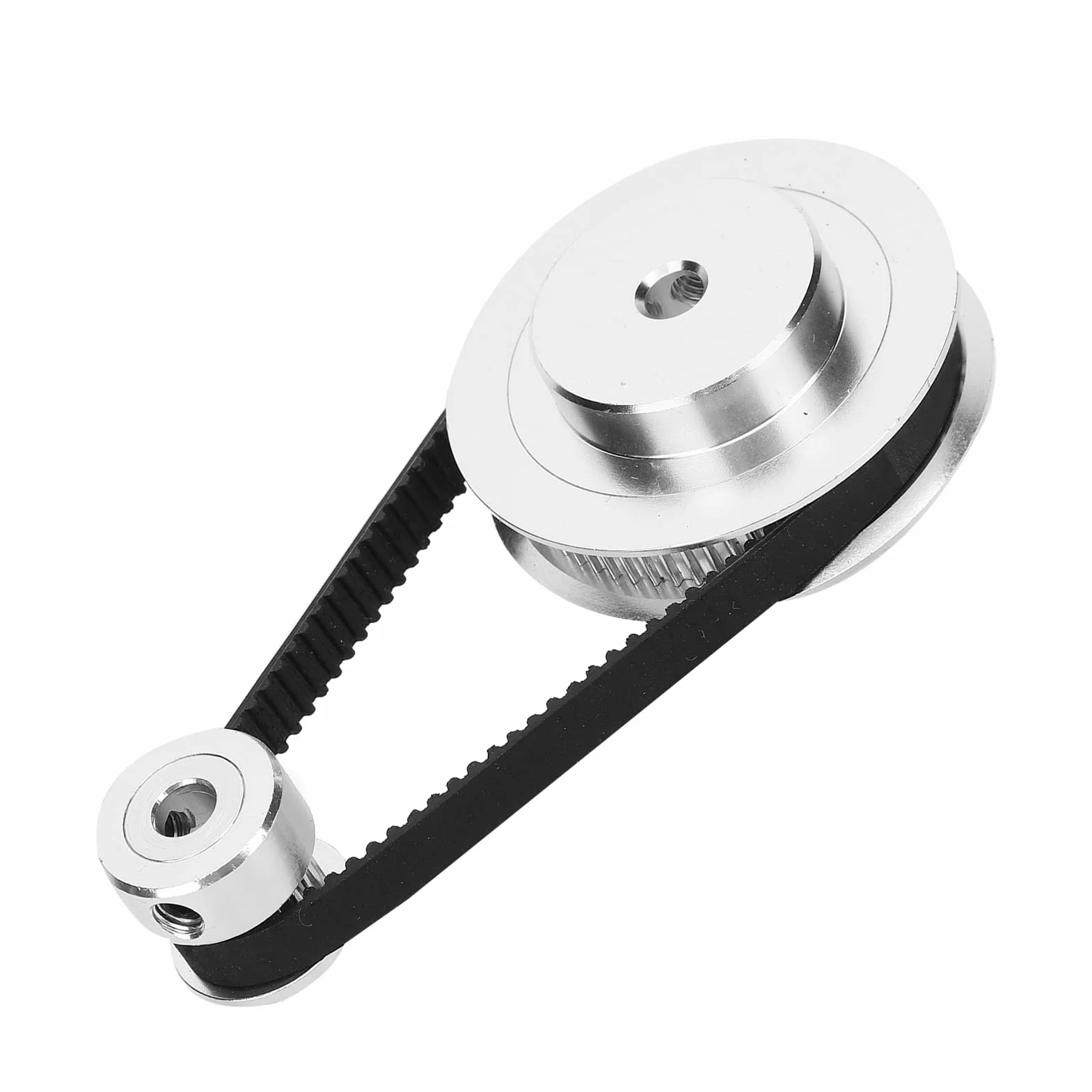 Zestaw pasek synchronizacyjny gumowy 6mm 200mm dla 3D drukarek z aluminiowym kołem zębatym 20-60 zębów i kluczem sześciokątnym