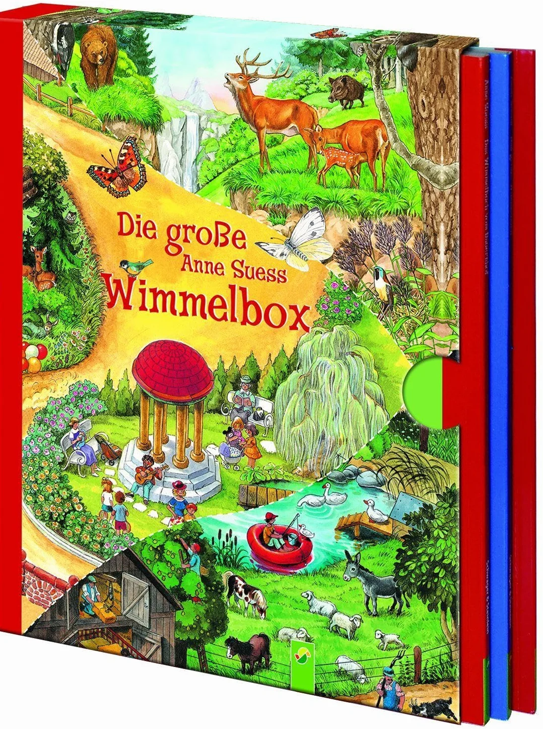 Anne Suess Wimmelbox 3 Wimmelbücher im Schuber