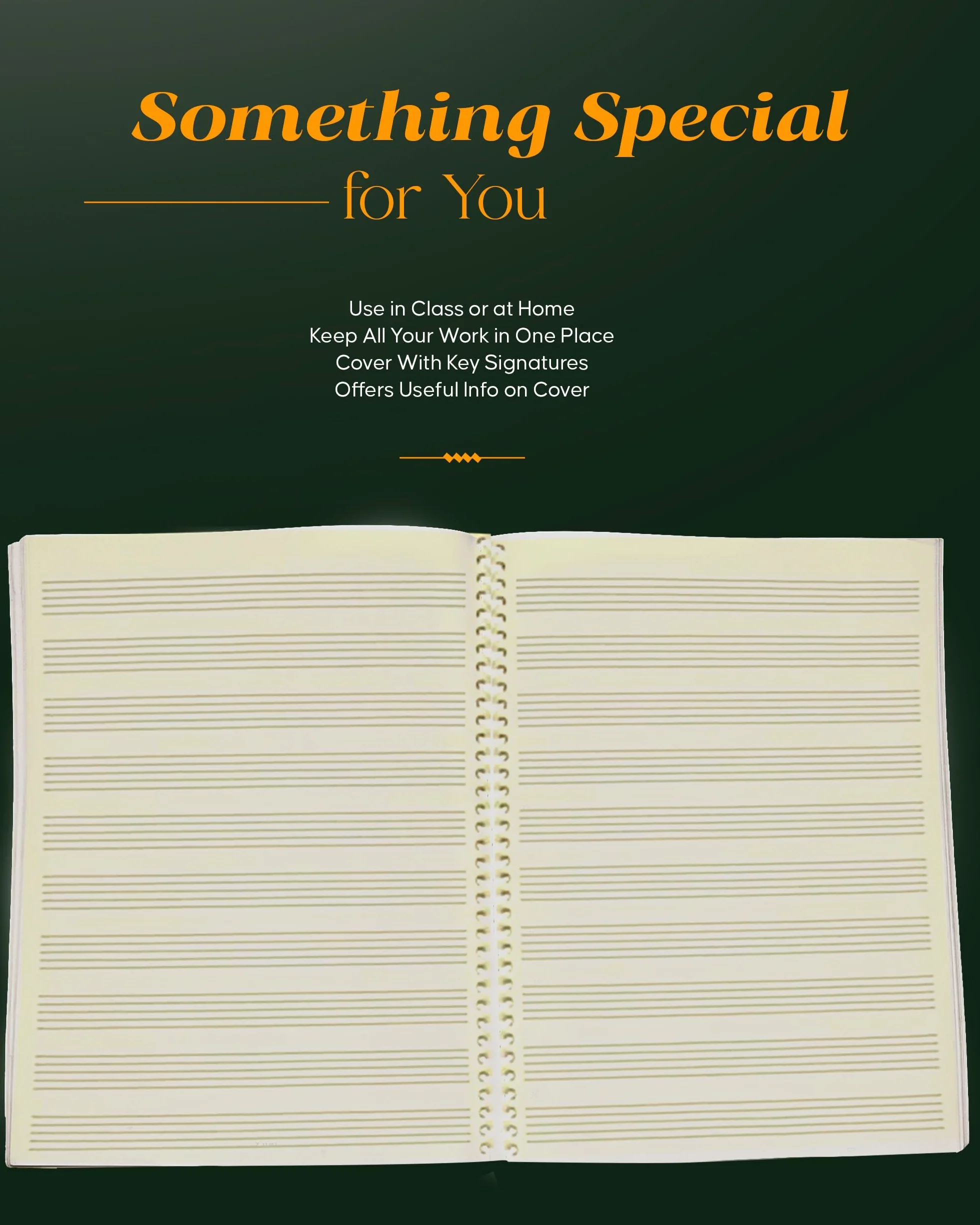 Deluxe wirebound super premium manuscript paper papeterie
