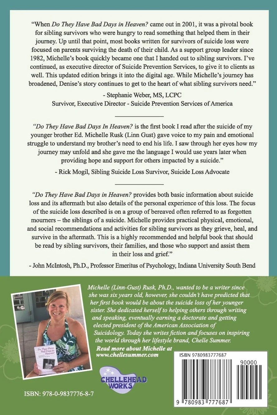 Do They Have Bad Days in Heaven?: Surviving the Suicide Loss of a Sibling